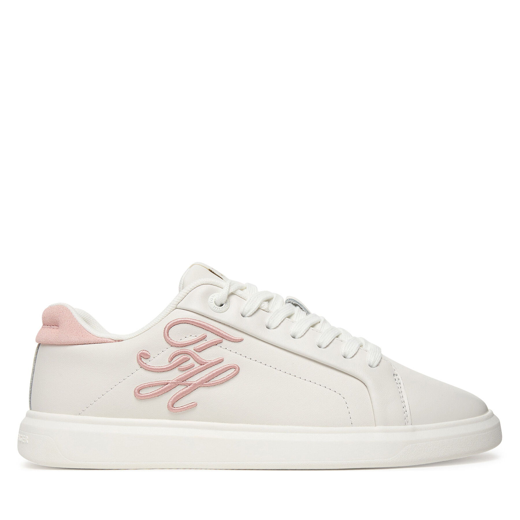 Αθλητικά Tommy Hilfiger Th Icon Court Script FW0FW09363 Λευκό