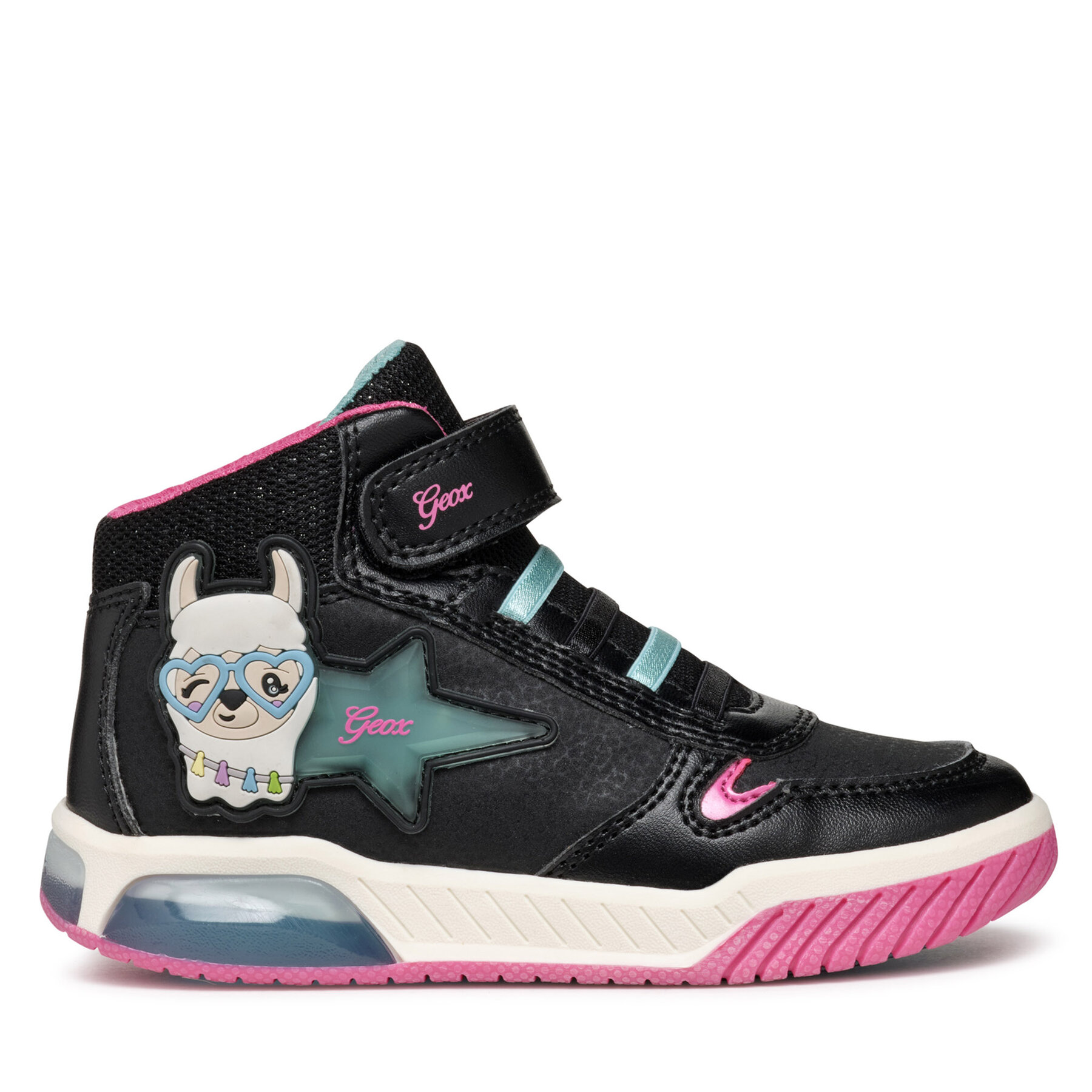 Sneakersy Geox J Inek Girl J36ASC 0CENF C9B4A M Čierna