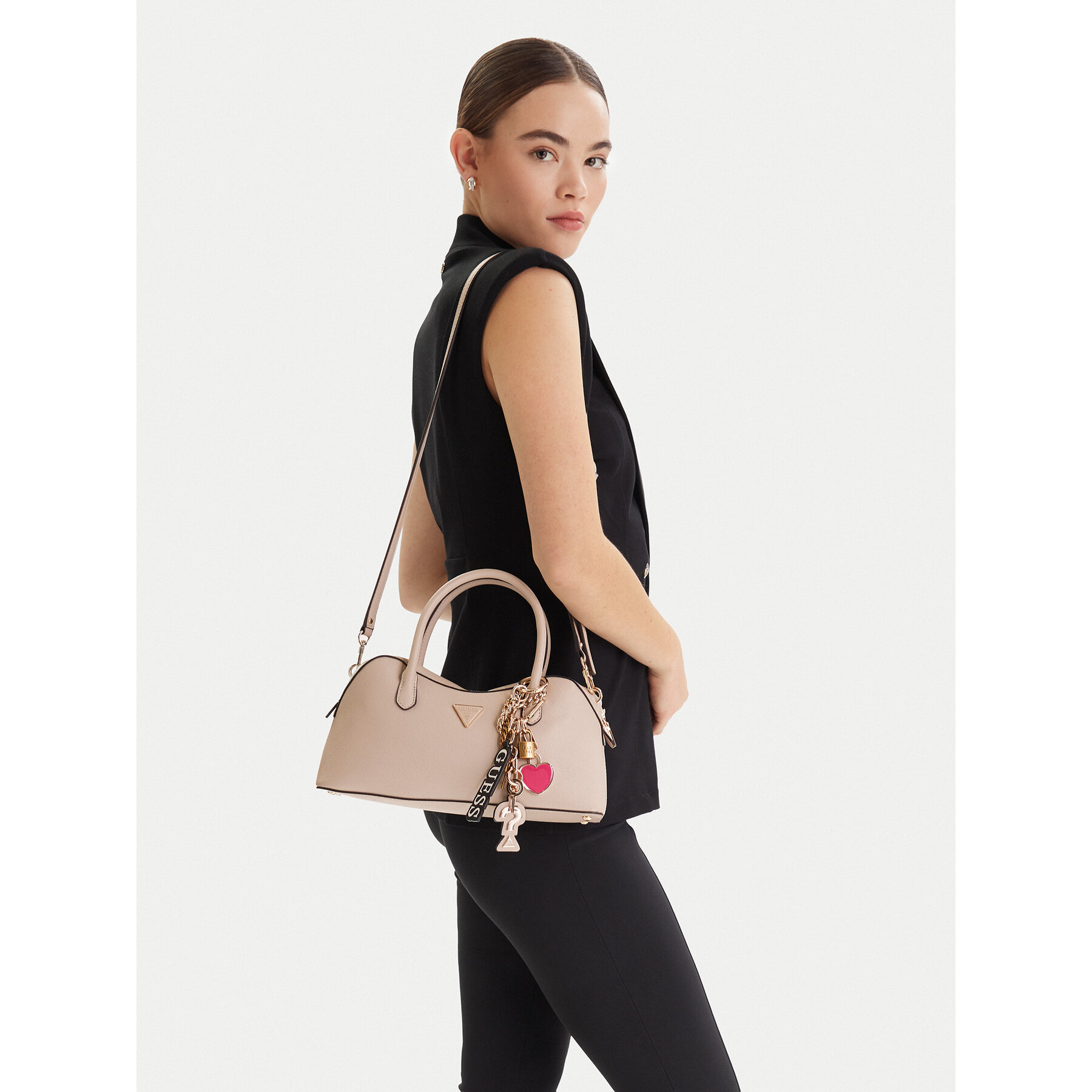 Дамска чанта Guess HWBG98 99060 Бежов