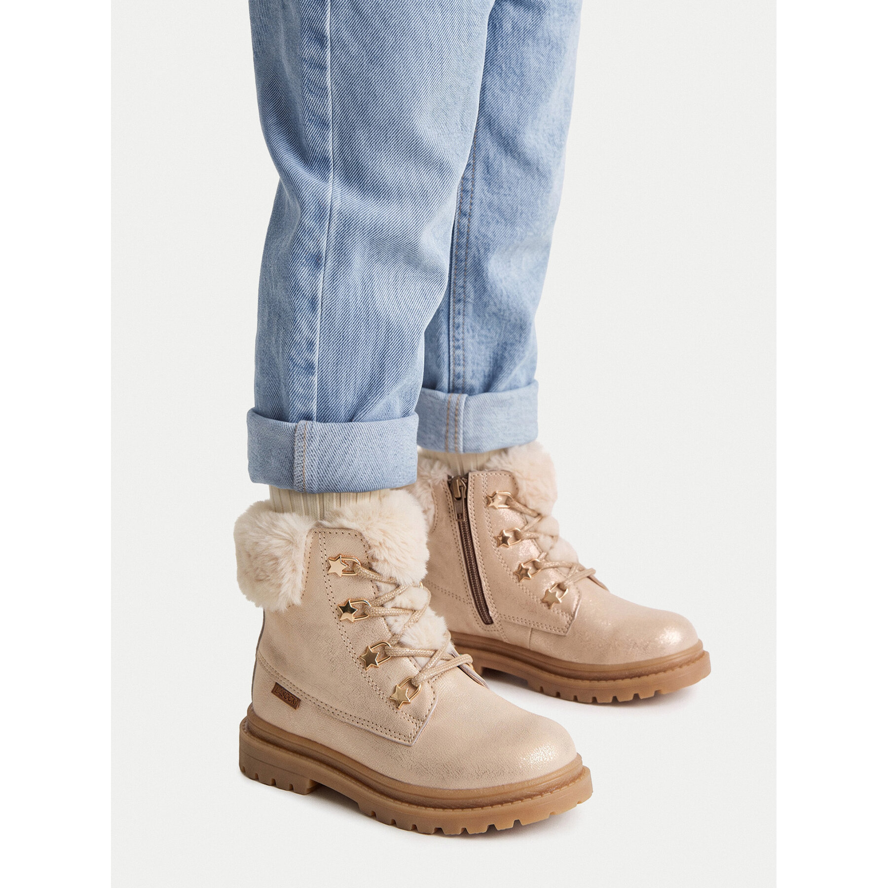 Зимни обувки Lasocki Kids CEO-CI12-POINT-10A Бежов