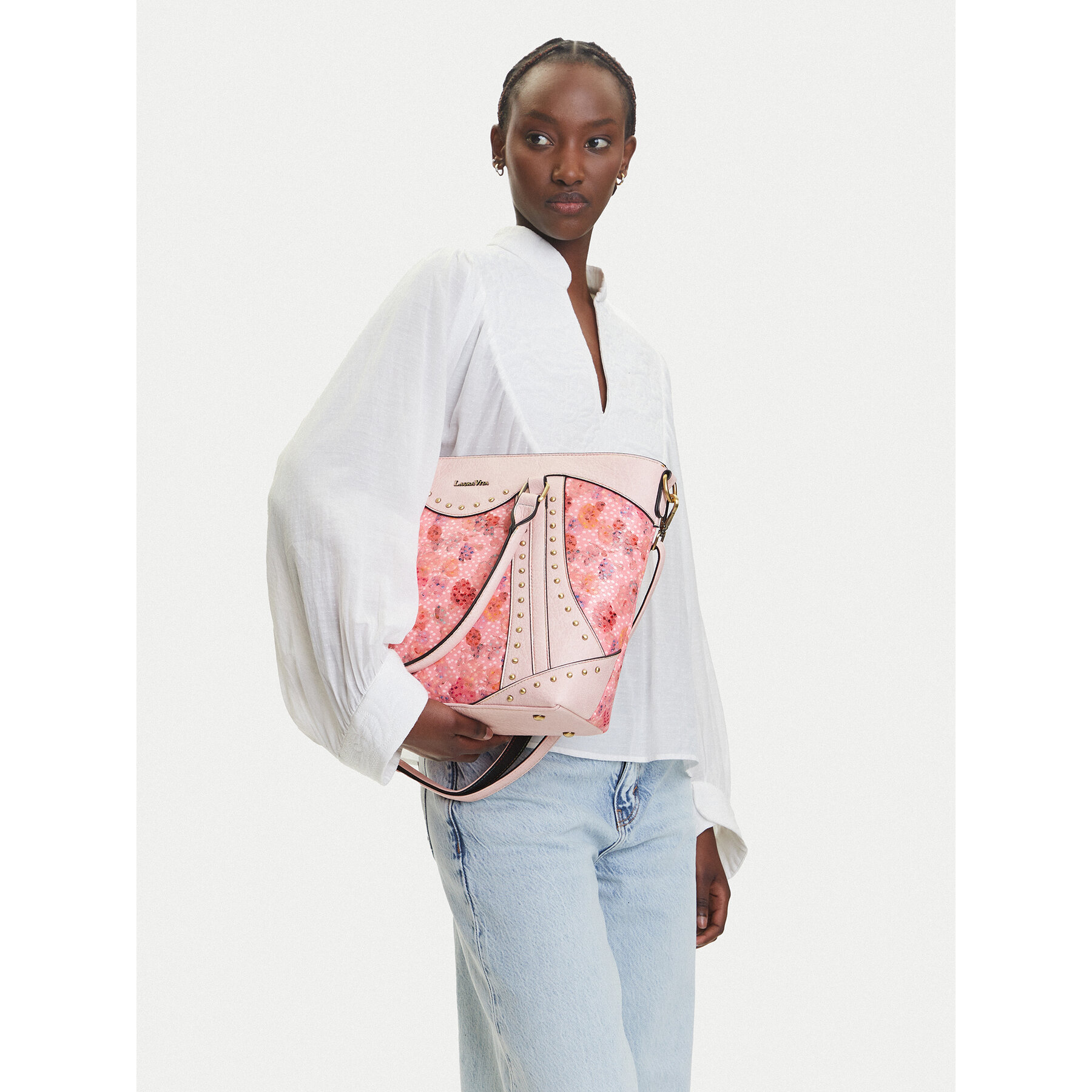 Дамска чанта Laura Vita Amber 02 Розов