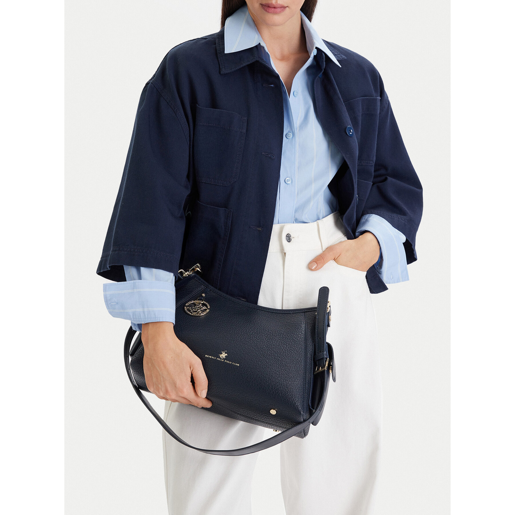 Táska Beverly Hills Polo Club CEO-BHPC-L-001-09 Sötétkék