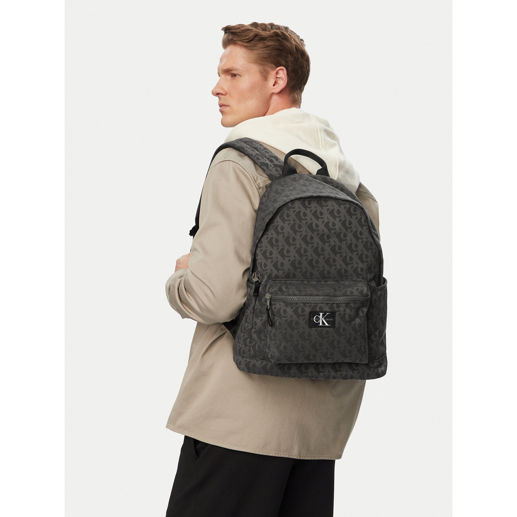 Ruksak Calvin Klein Jeans Aop Backpack IU0IU00735 Čierna
