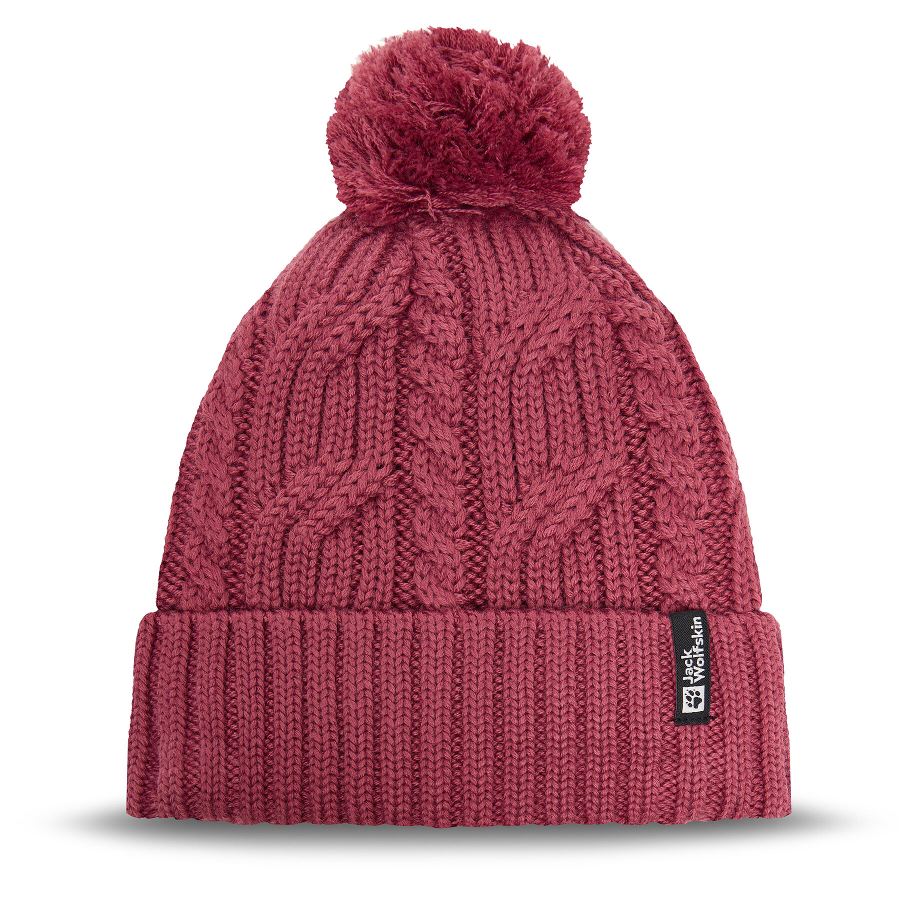 Jack Wolfskin Σκούφος Jack Wolfskin Pompom 1905092 Μωβ