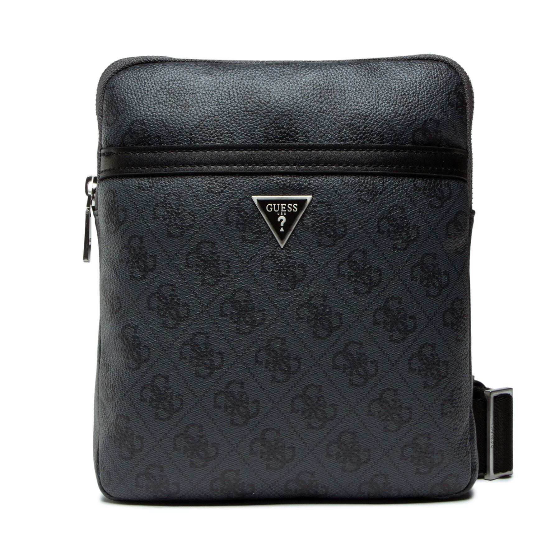Borsellino Guess Vezzola Smart Crossbody Flat HMEVZL P2223 Nero, Taglia 00, taglia : 00
