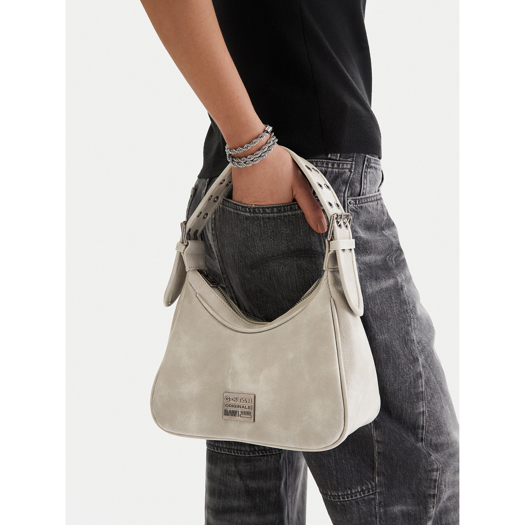 Ročna torba G-Star Raw C-BW-B219422 Siva