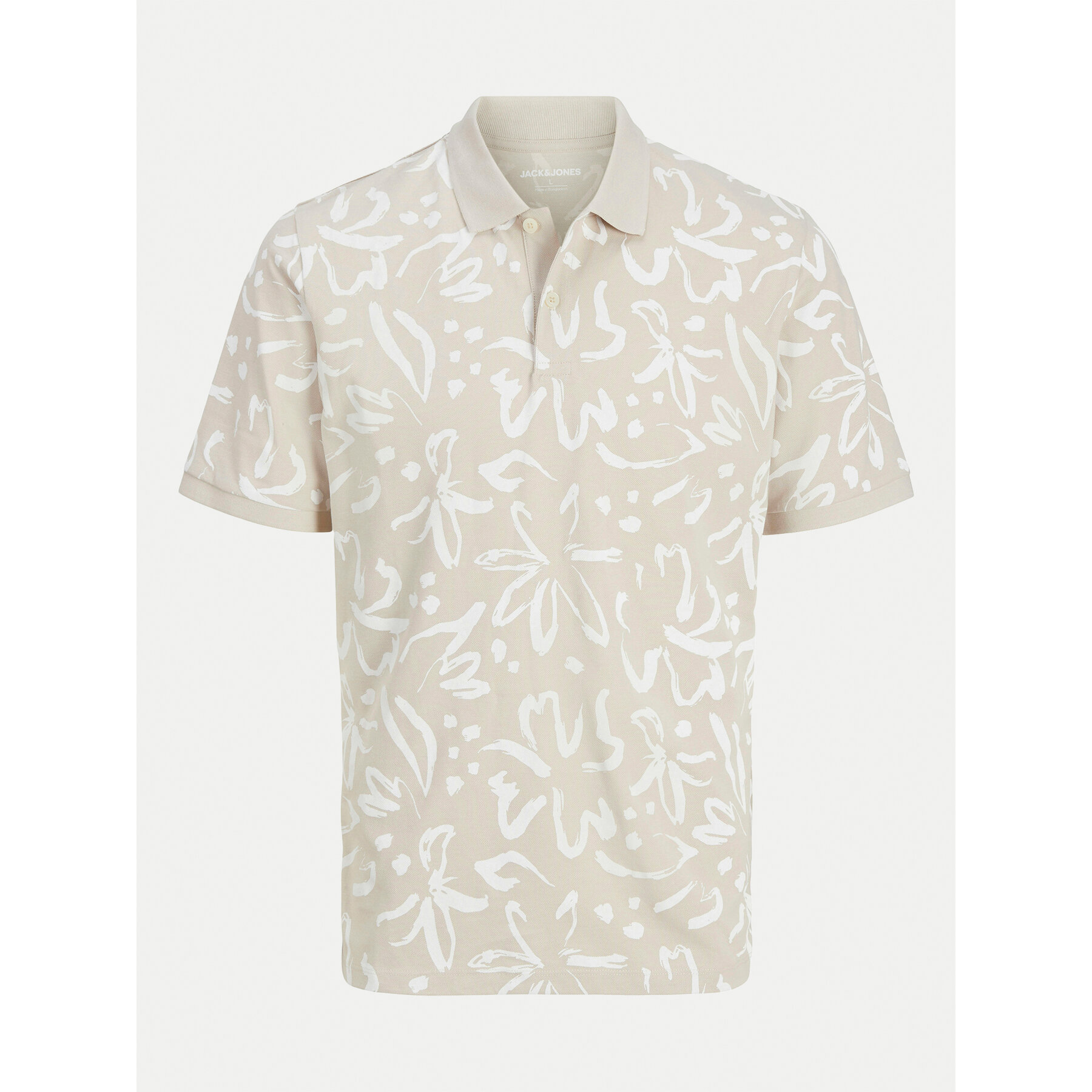 Jack & Jones Polo Jeff 12269236 Beige Standard Fit