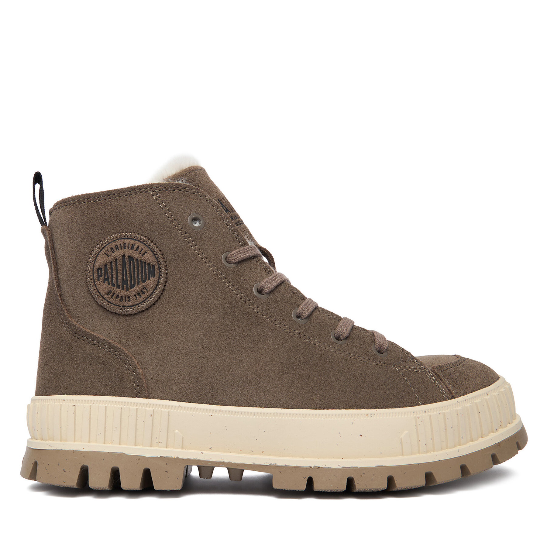 Bakancs Palladium Pallashock Zip Warm 74353-281-M Szürke
