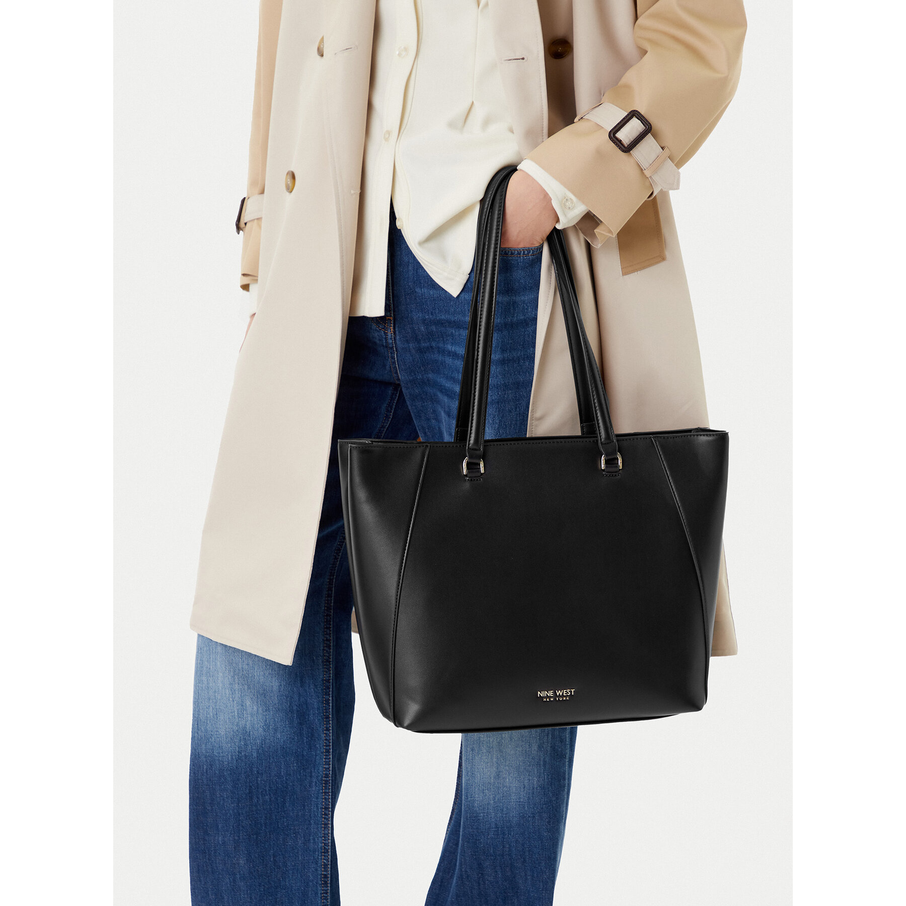 Τσάντα Nine West EO-WYOMING-LDA8449 Μαύρο