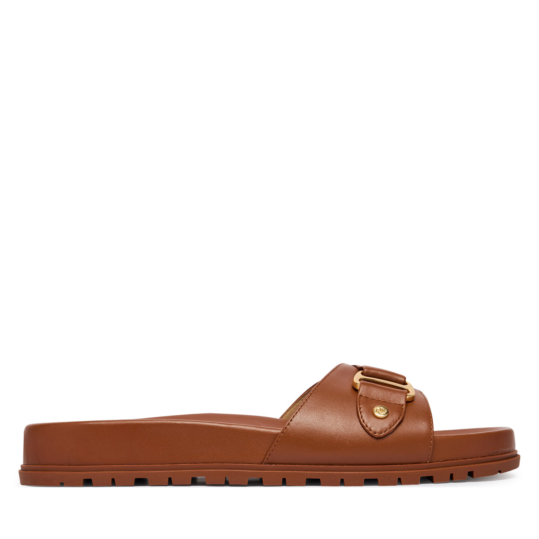 Šľapky LAUREN RALPH LAUREN 802982883001 Hnedá