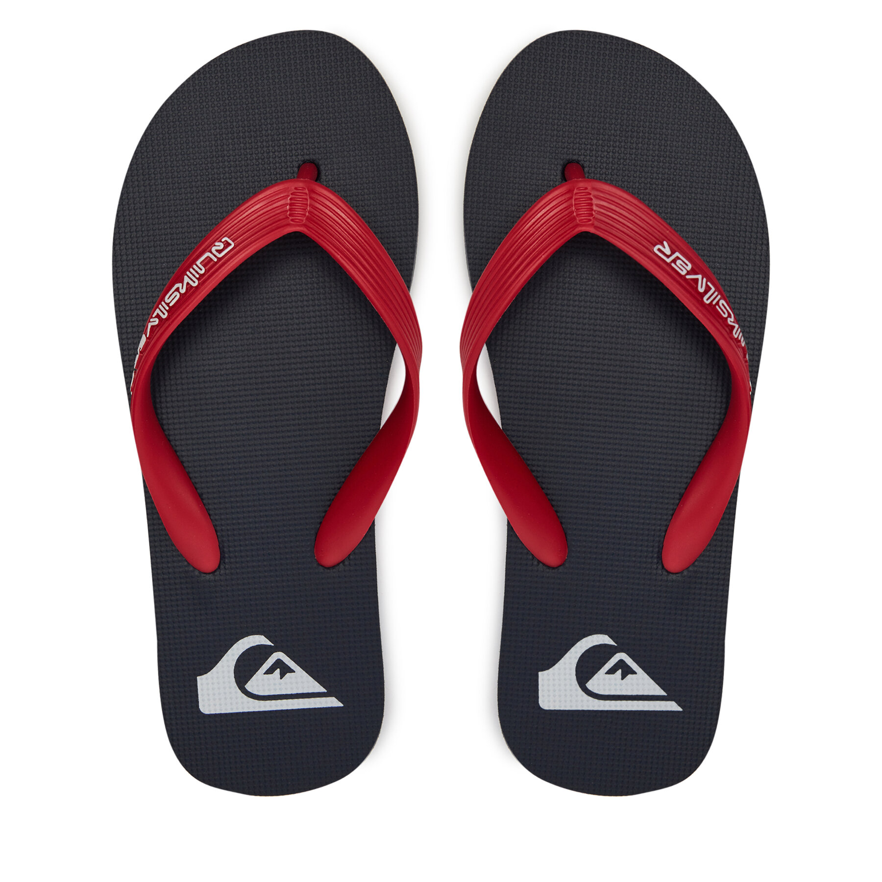 Męskie Japonki Quiksilver, Rozmiar 47 Czerwony AQYL101325