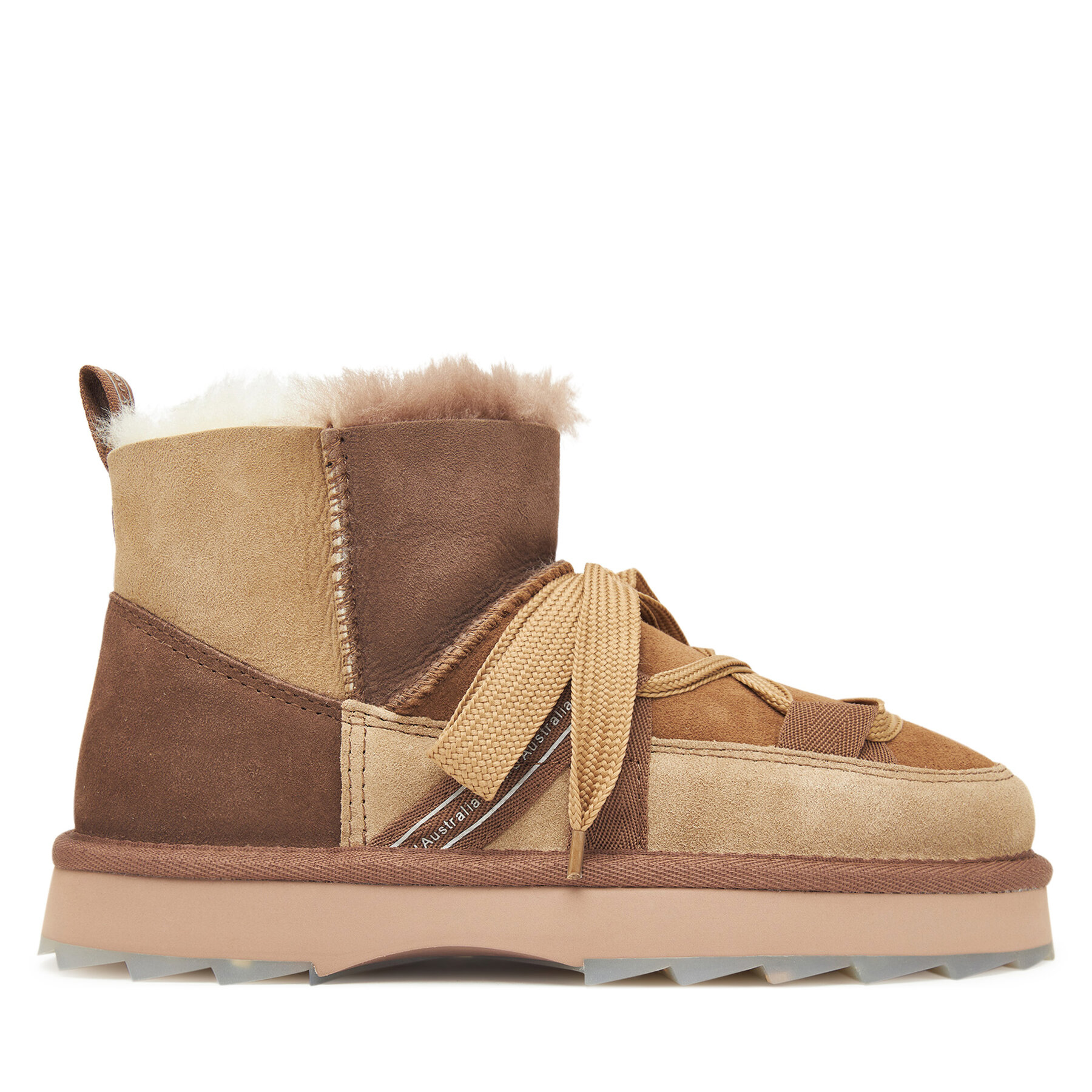 Cizme de zăpadă EMU Australia Blurred Micro Patchwork W13195 Maro