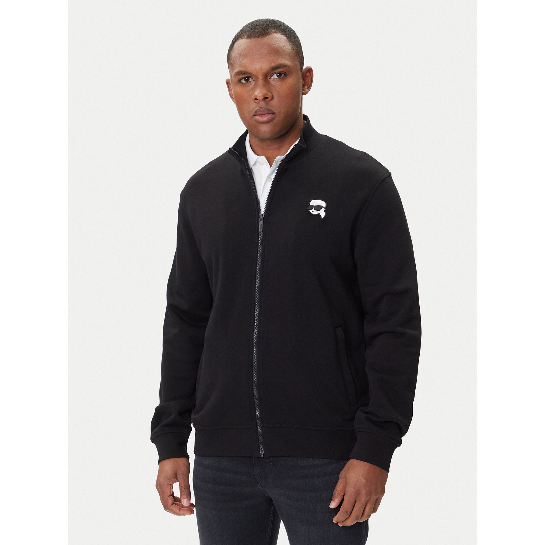 KARL LAGERFELD Sweatshirt 705712 500900 Schwarz Regular Fit