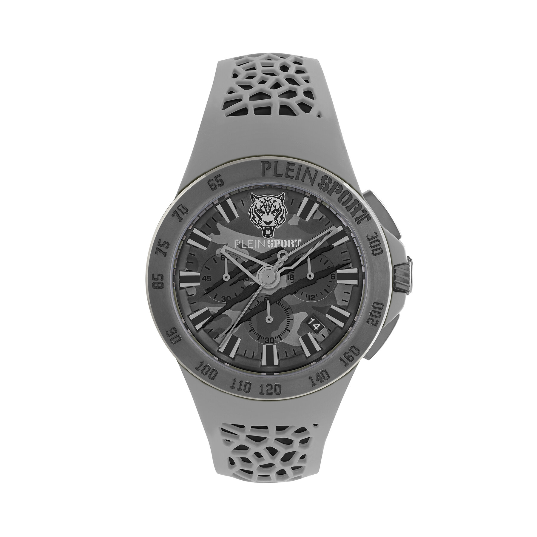 Plein Sport Ρολόι Plein Sport Thunderstorm Chrono PSABA0523 Γκρι