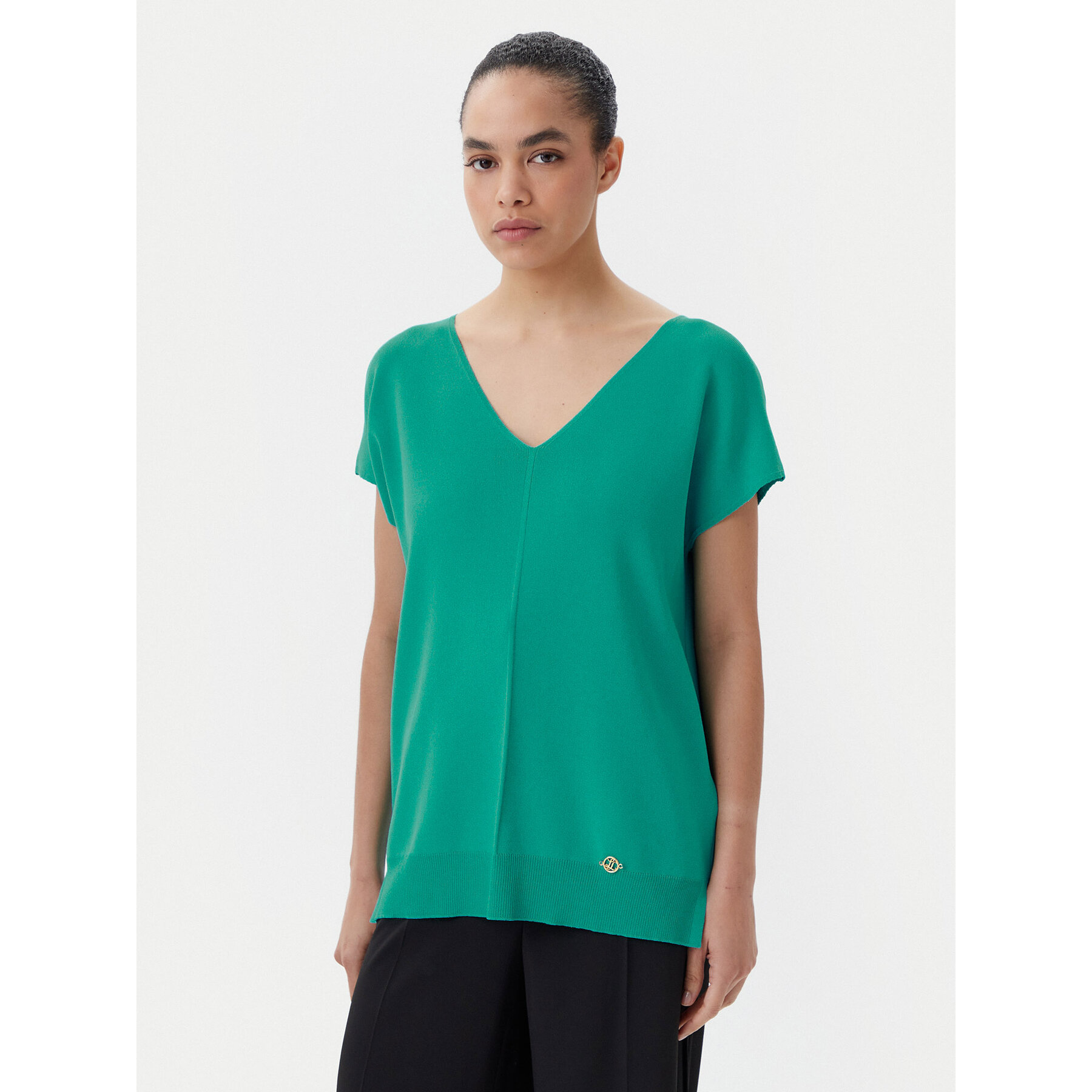 Luisa Spagnoli Pullover Caracalla 58686 Grün Regular Fit