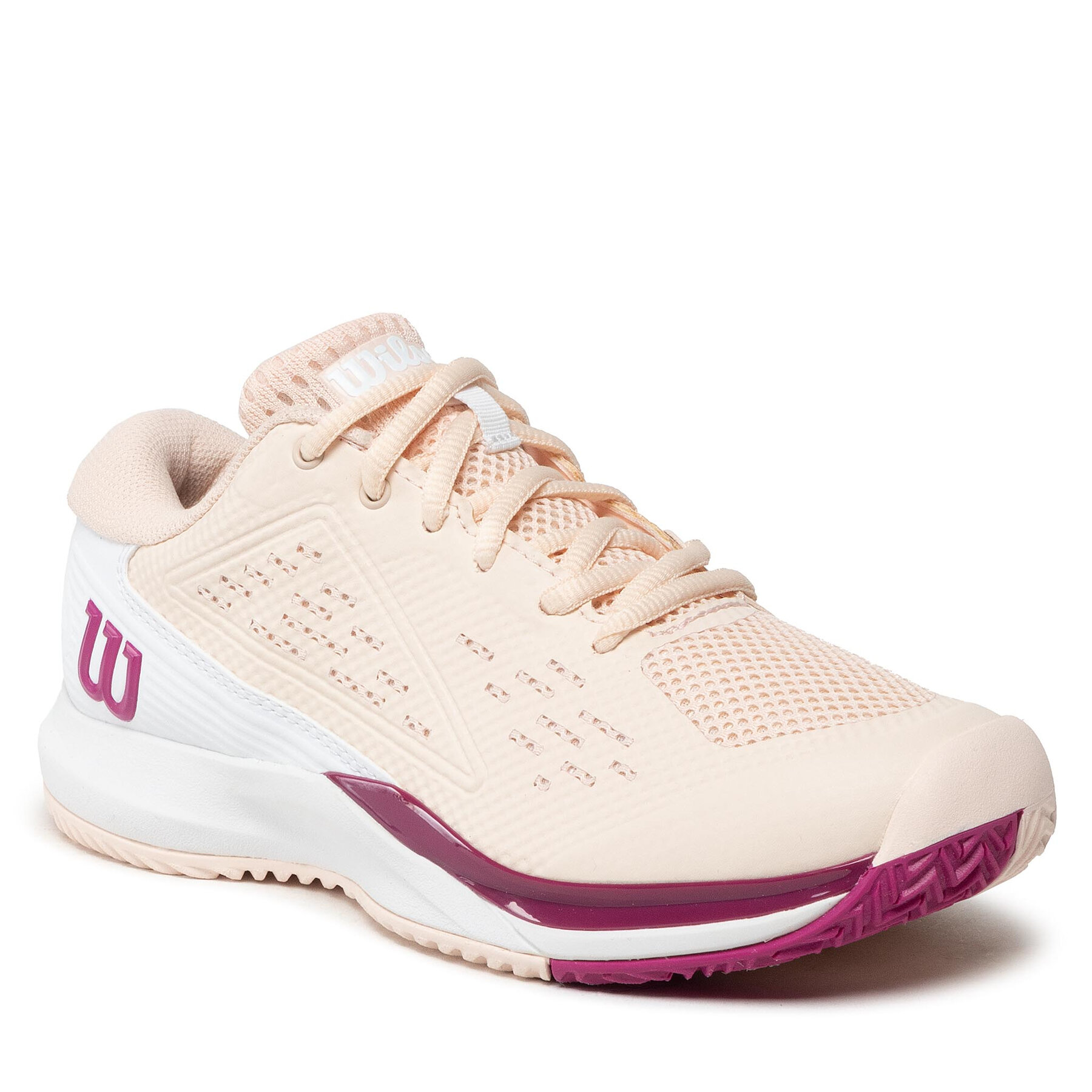 Pantofi Wilson Rush Pro Ace W WRS328730 Scallopshell/Wht/Batonrouge epantofi.ro imagine noua