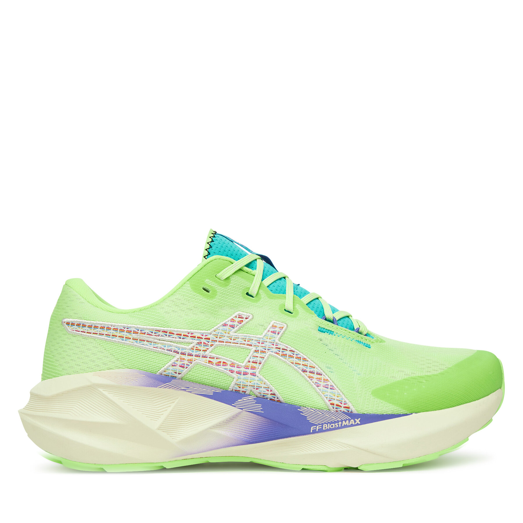 Męskie Buty do biegania Asics, Rozmiar 43.5 Zielony Novablast 5 Tr 1011C025