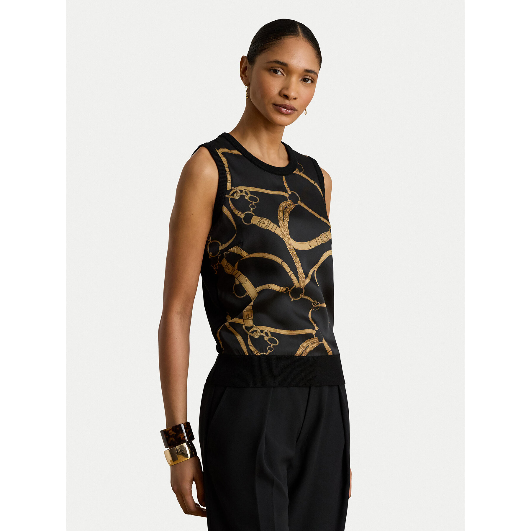 LAUREN RALPH LAUREN Pullunder  schwarz | XL