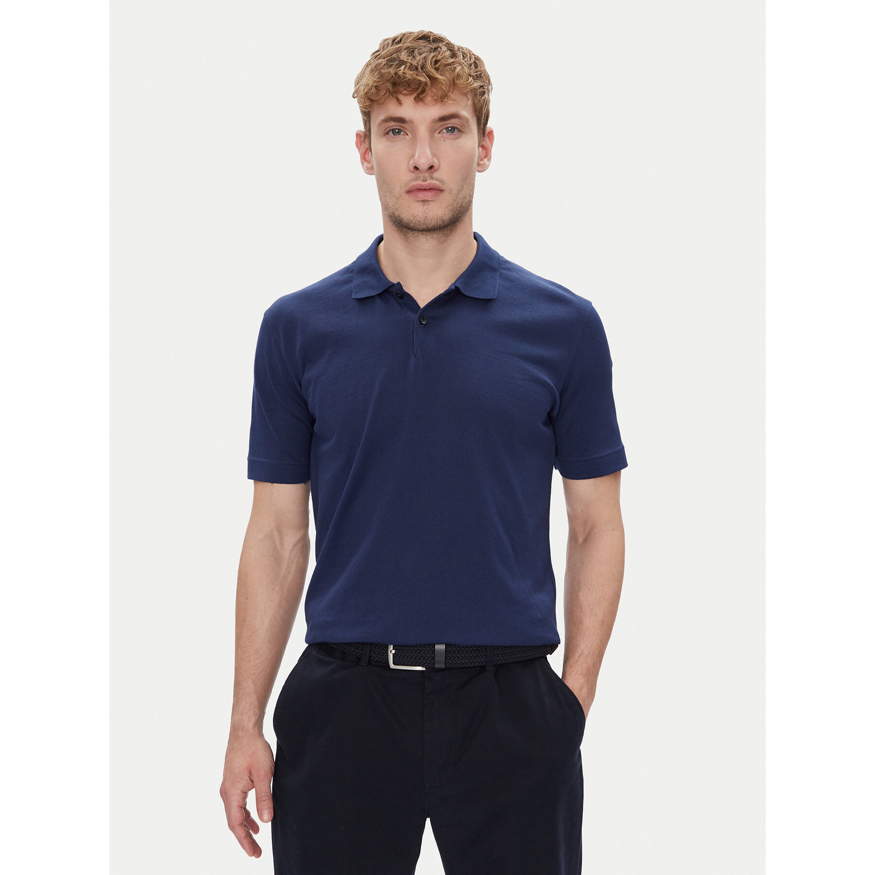 Marc O'Polo Polo majica 526 2144 53004 Mornarsko modra Regular Fit