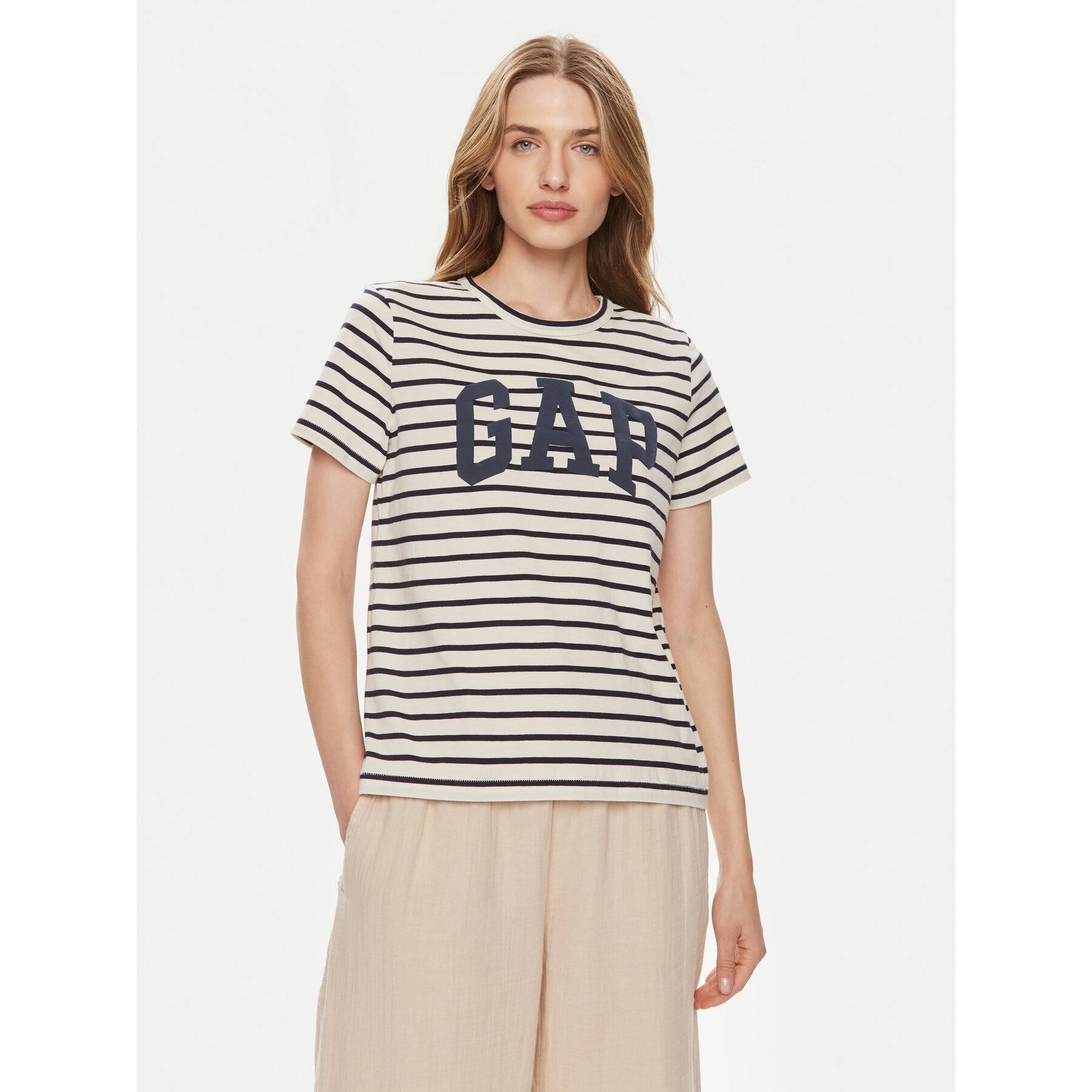 Gap T-shirt 871061-00 Beige Regular Fit