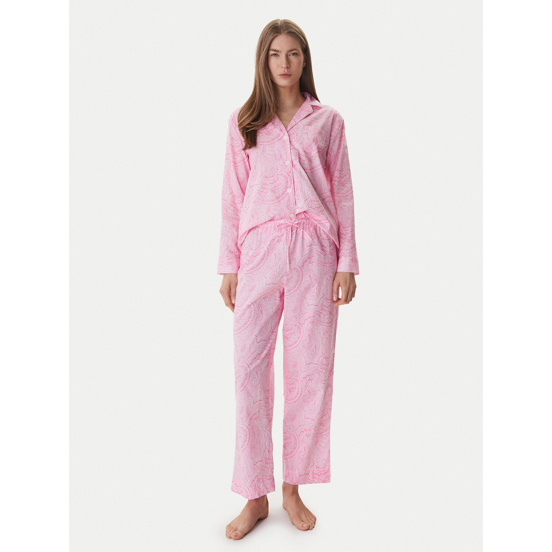 LAUREN RALPH LAUREN Pizsama ILN92499 Rózsaszín Regular Fit