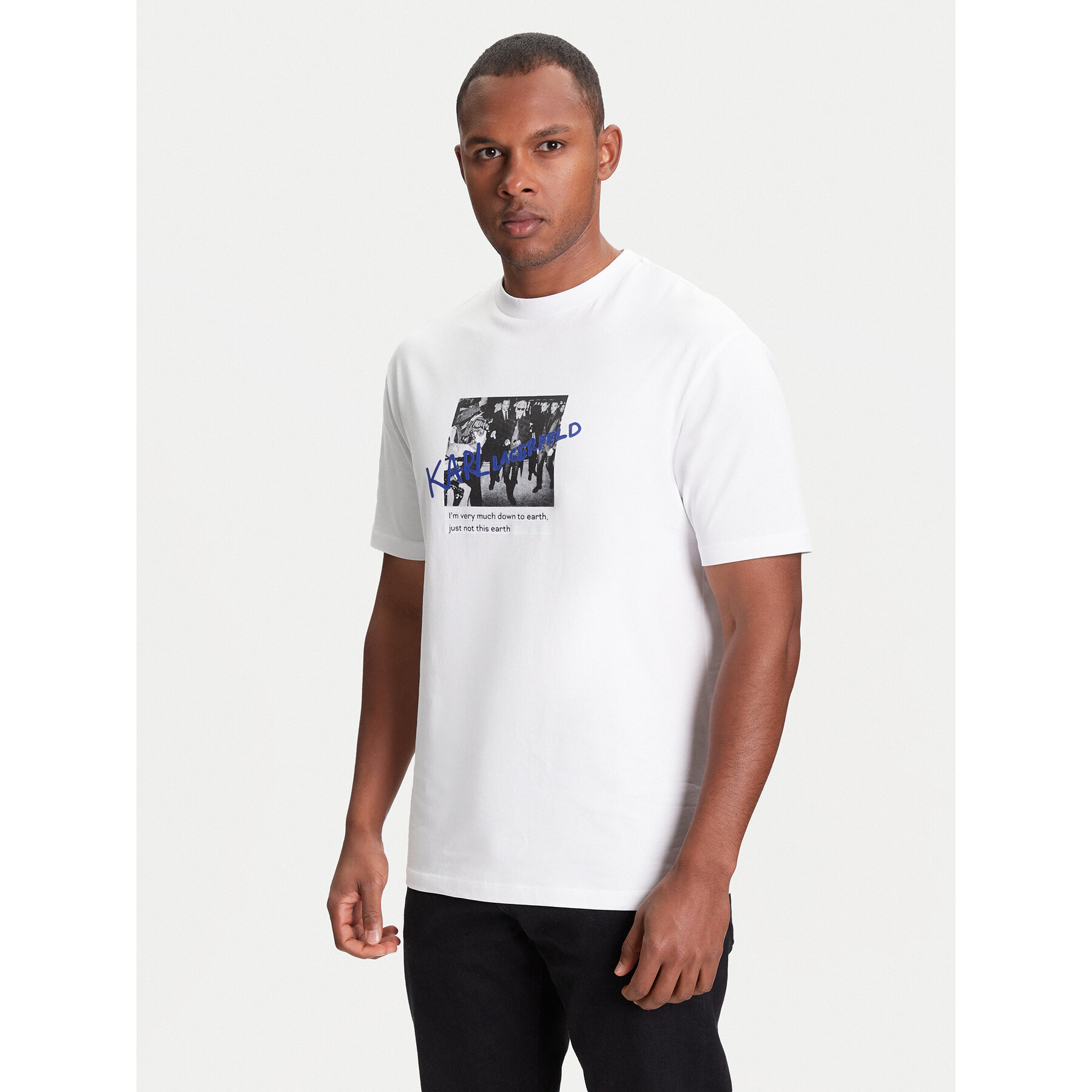 KARL LAGERFELD T-Shirt 755143 553225 Λευκό Regular Fit