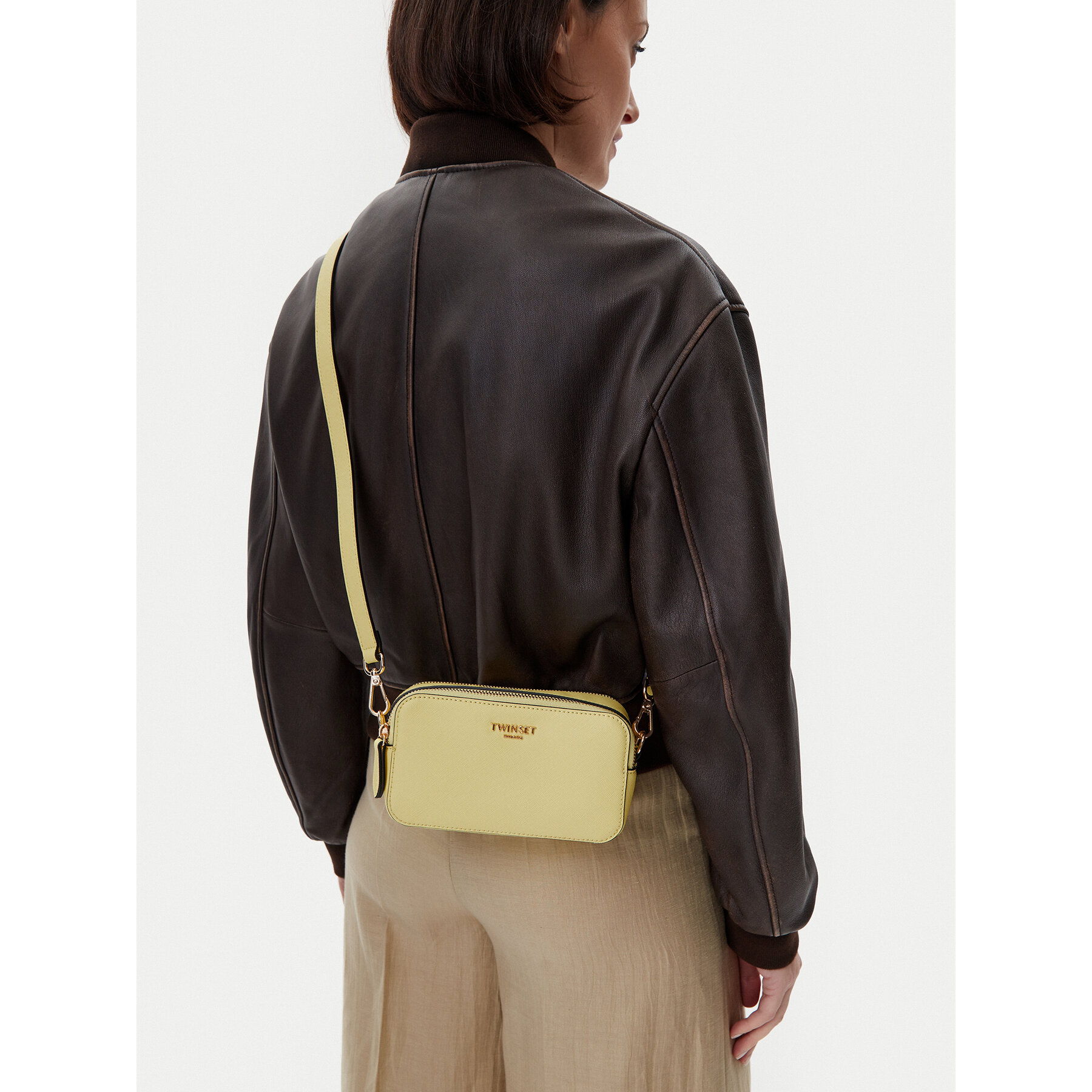 Τσάντα TWINSET 251TB7275 Κίτρινο