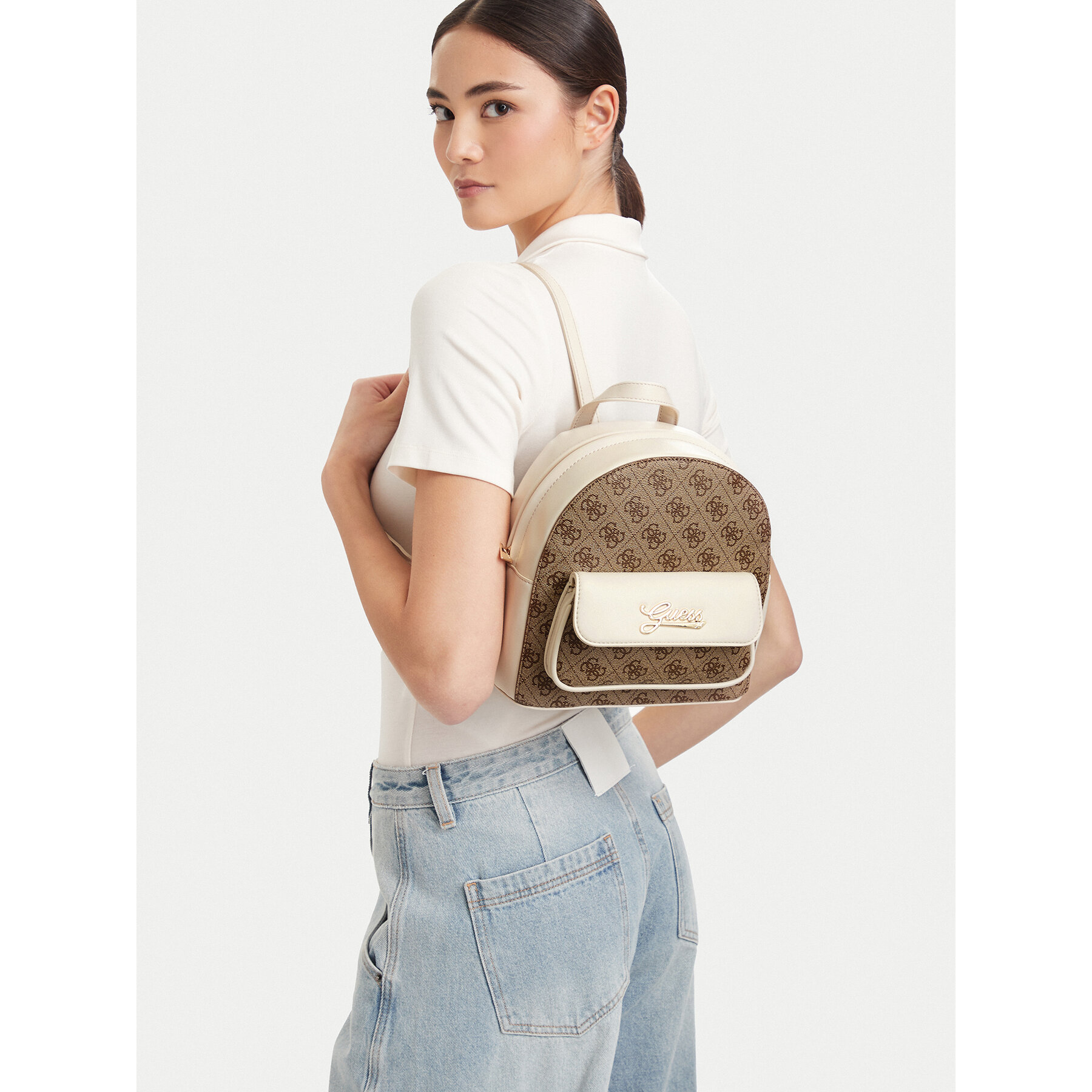Ruksak Guess J6YZ03 W2508 Hnedá