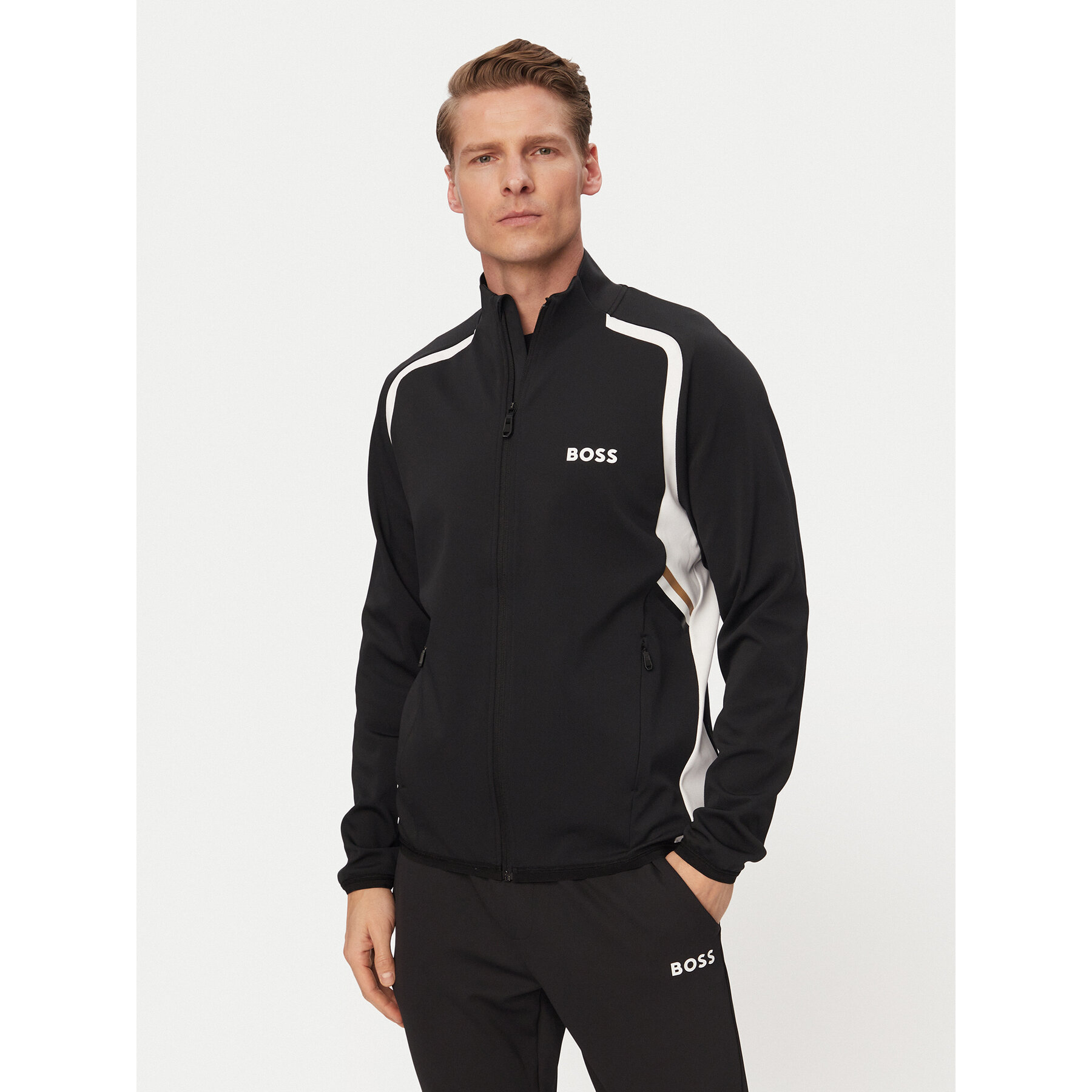 Boss Sweatshirt Spin 50554402 Schwarz Regular Fit