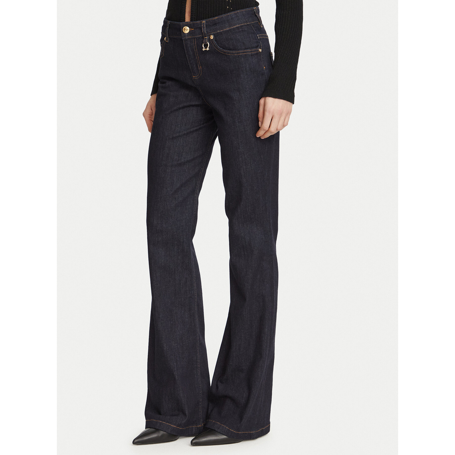 Just Cavalli Jeans 81PAB5F4 CDWFR Dunkelblau Flare Fit