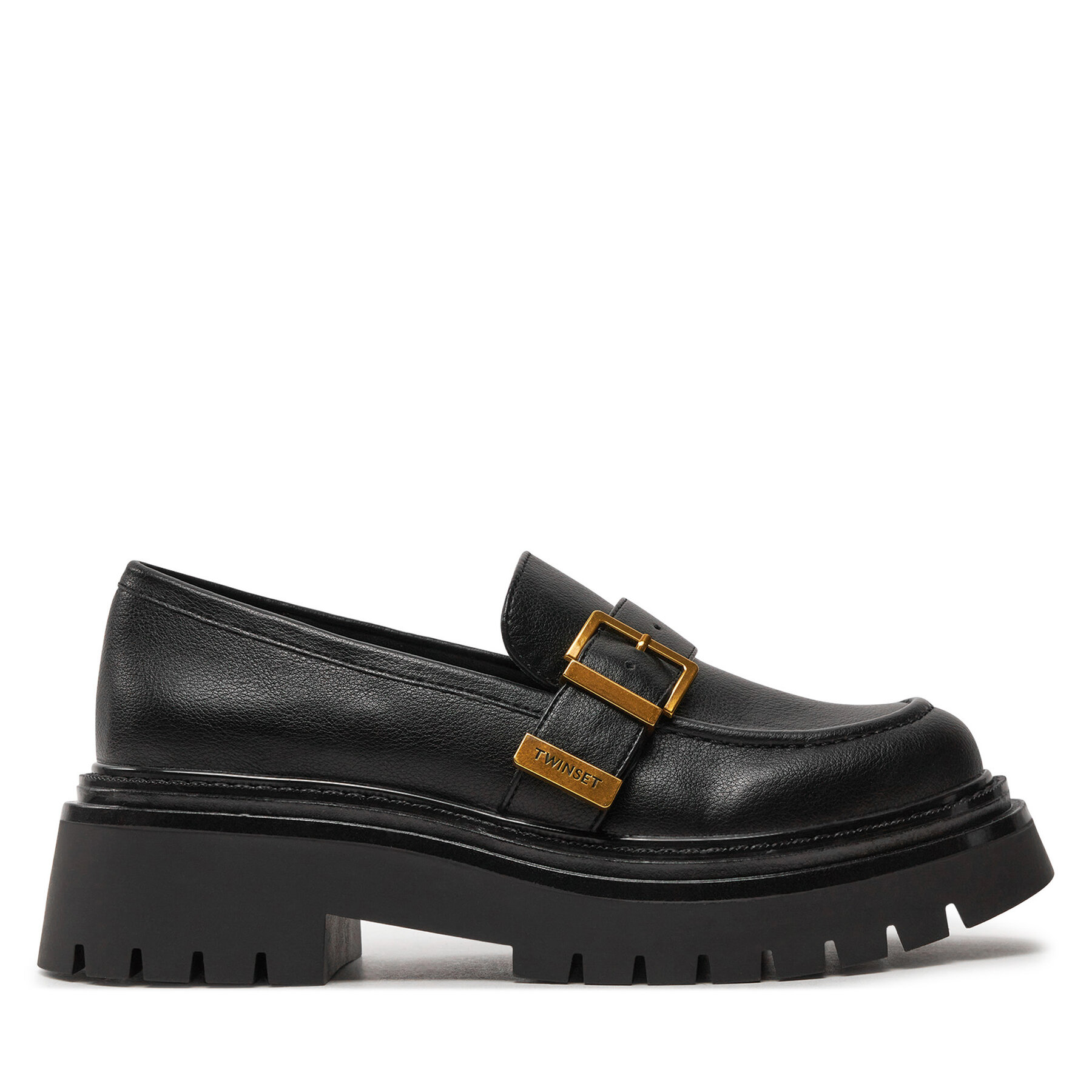 Chunky loafers TWINSET Mocassino 242TCP044 Nero