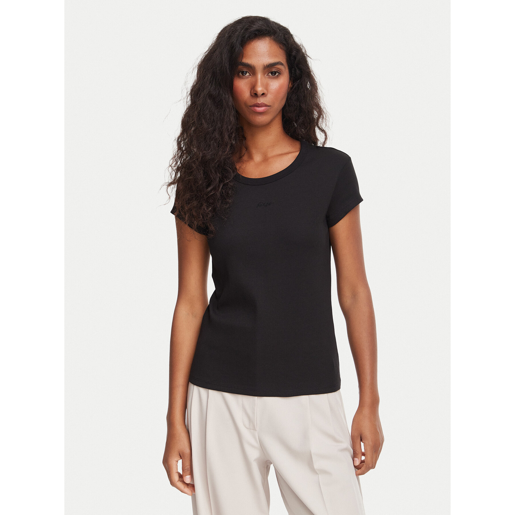 BOSS T-Shirt C_Ecute 50554675 Schwarz Slim Fit