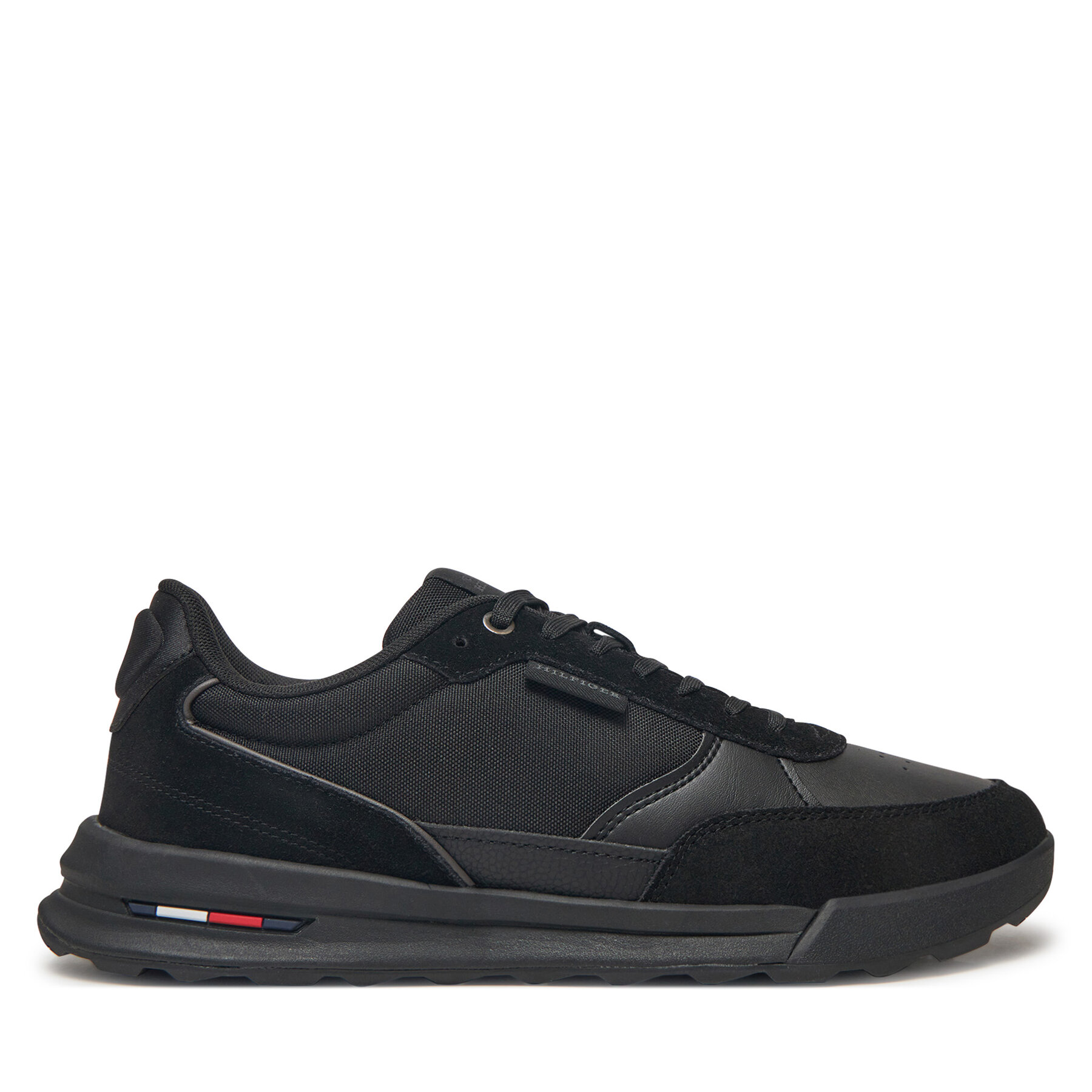 Αθλητικά Tommy Hilfiger Retro Runner Mix Rwb FM0FM05371 Μαύρο