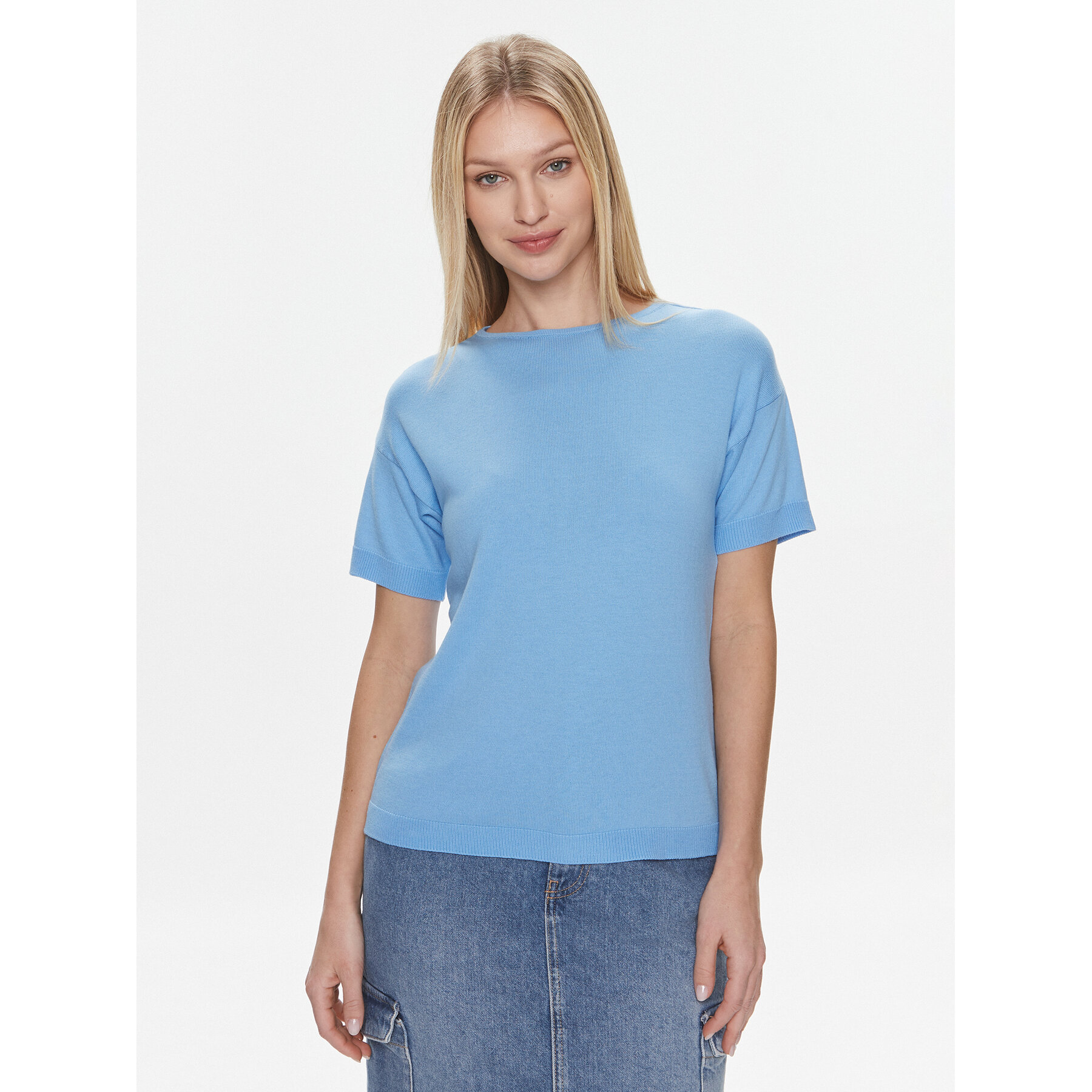 United Colors Of Benetton T-Shirt 103CD102M Μπλε Regular Fit