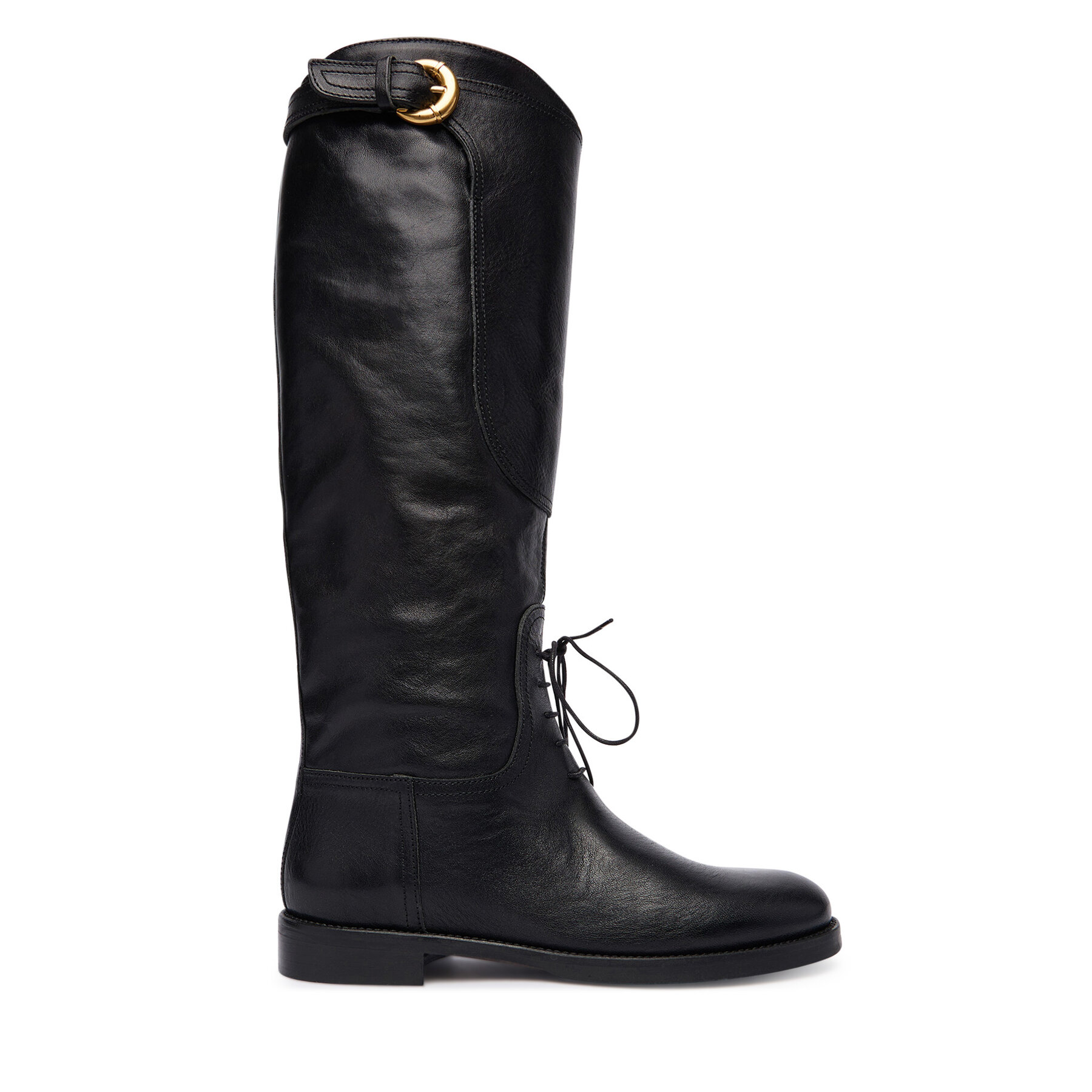 Cizme lungi riding Weekend Max Mara Visby 2525796015600 Negru