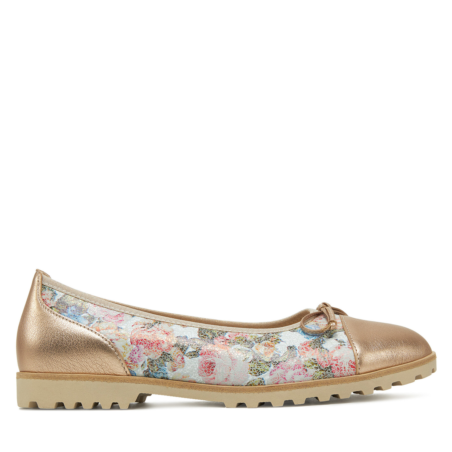 Damen Ballerinas Gabor, Schuhgröße 37, Bunt, 64.100.30