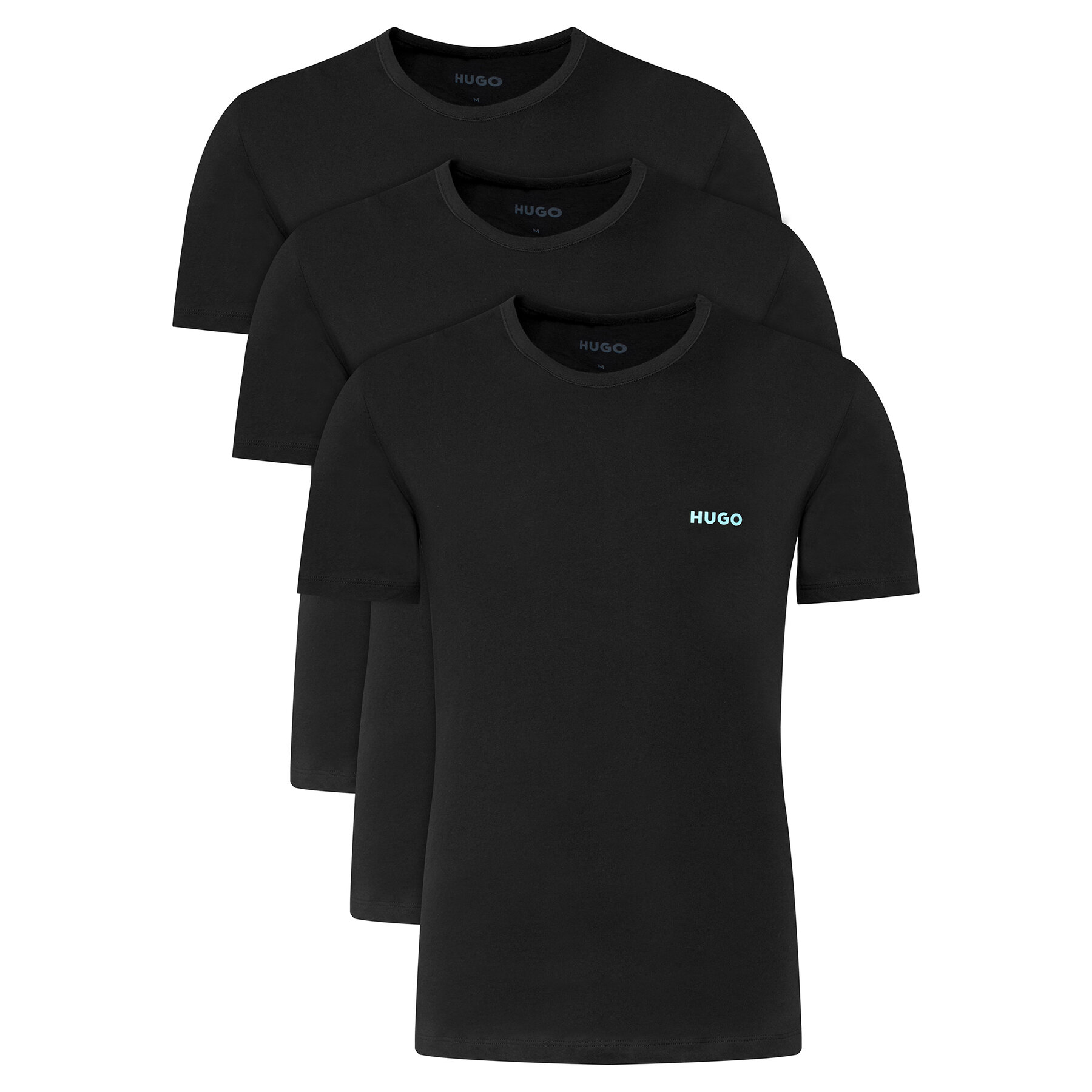 HUGO Set di t-shirt 50480088 Nero Regular Fit