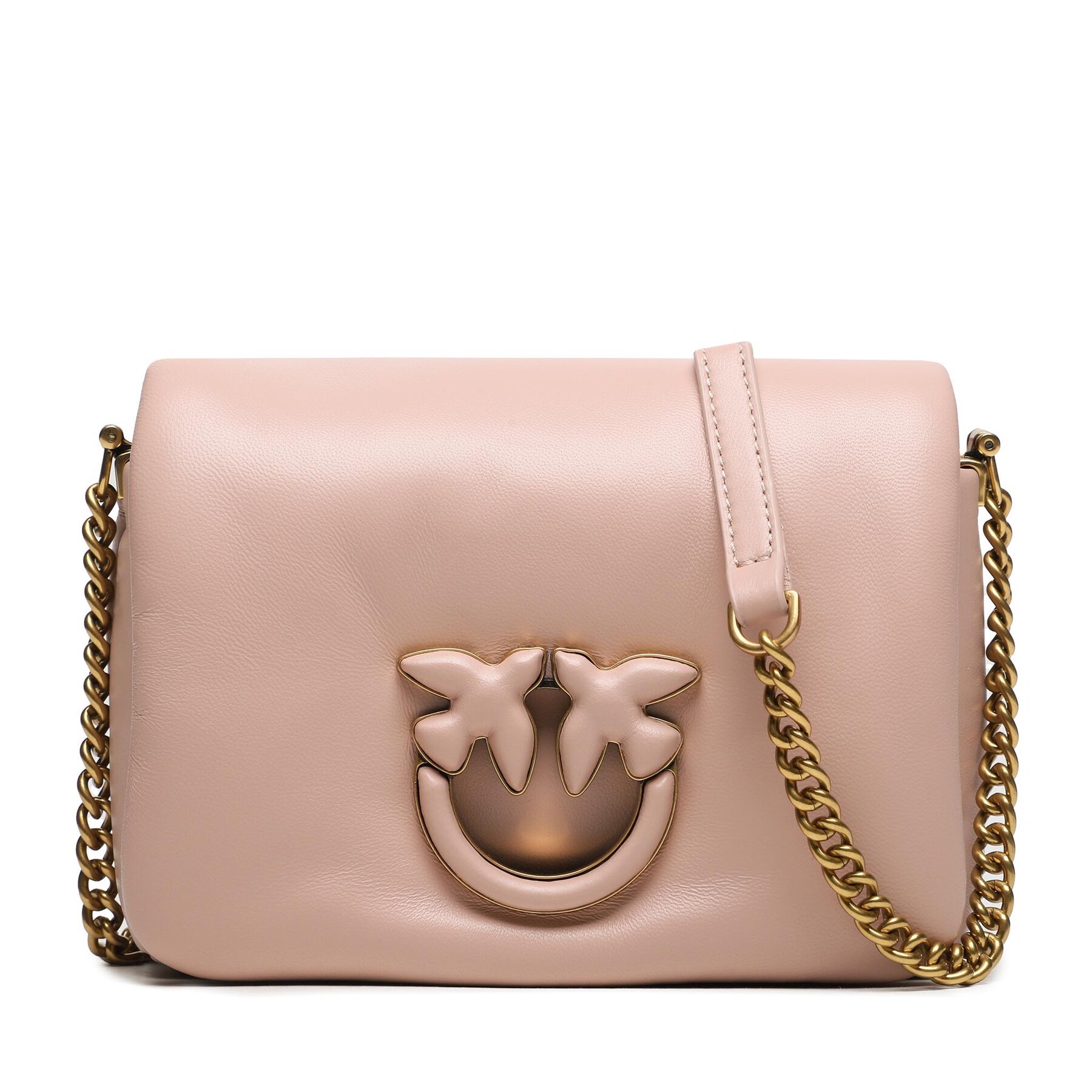 Damska Torebka PINKO Różowy Love Click Baby Puff AI 23-24 PLTT 101584 A10F