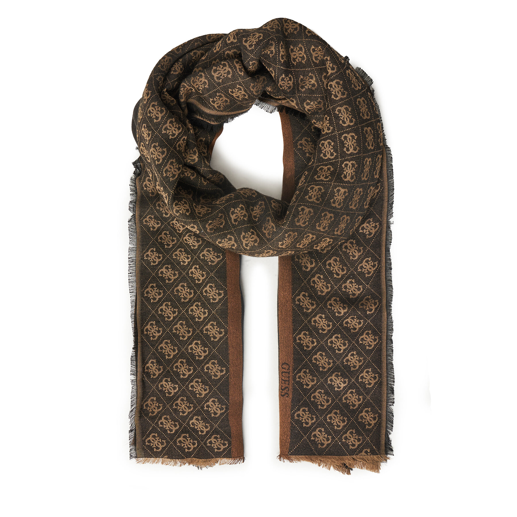 Šál Guess AM9492POL03 Hnedá