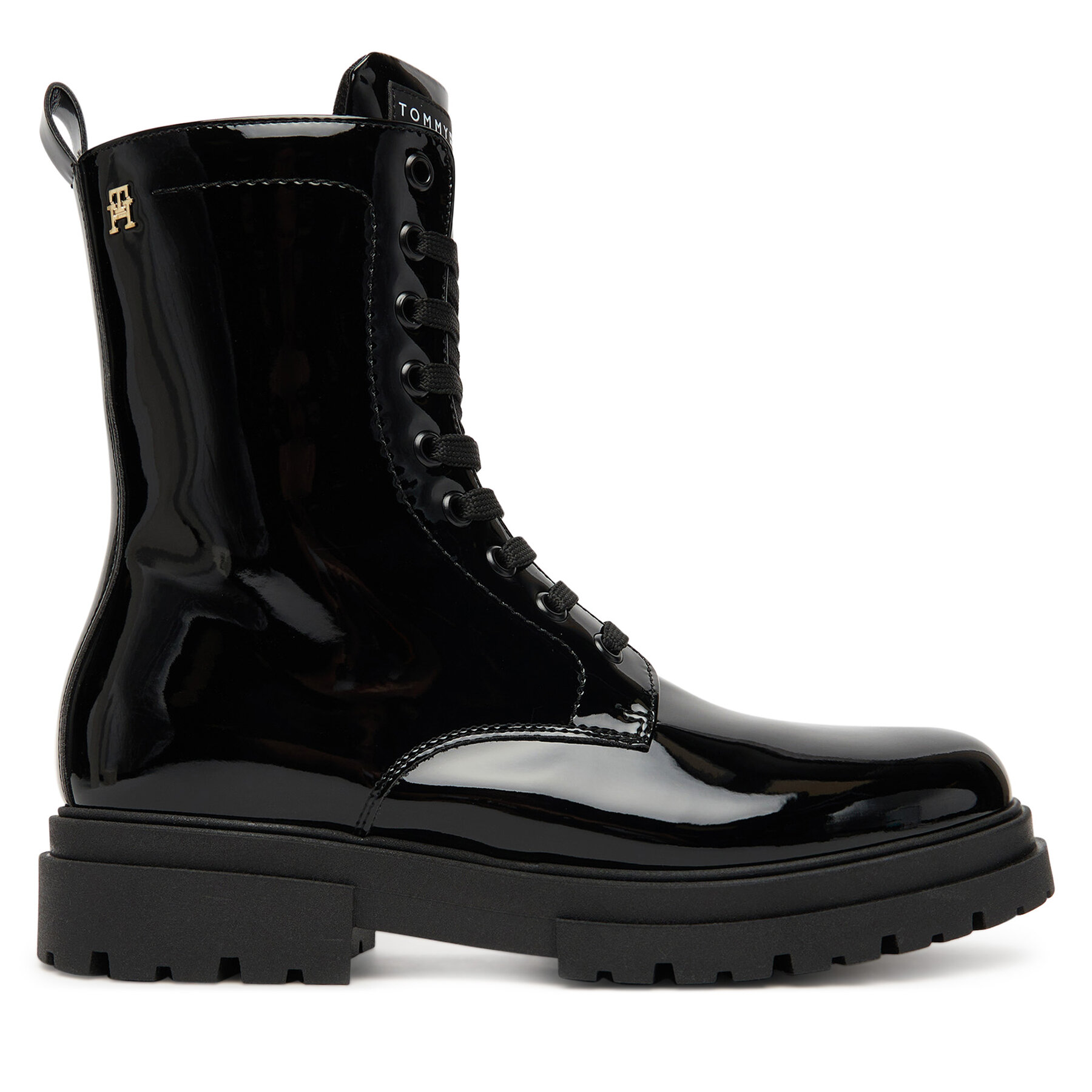 Trappers Tommy Hilfiger Lace-Up Bootie T4A5-34025-0775 D Negru