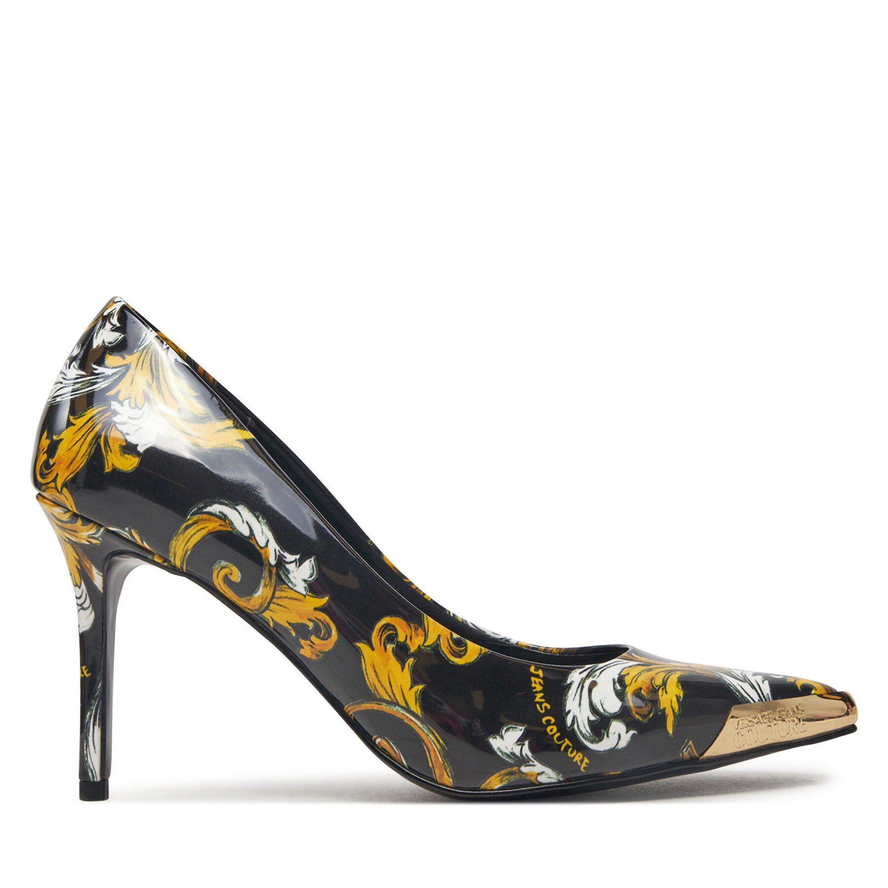 Damskie Szpilki Versace Jeans Couture, Rozmiar 38 Czarny 78VA3S50
