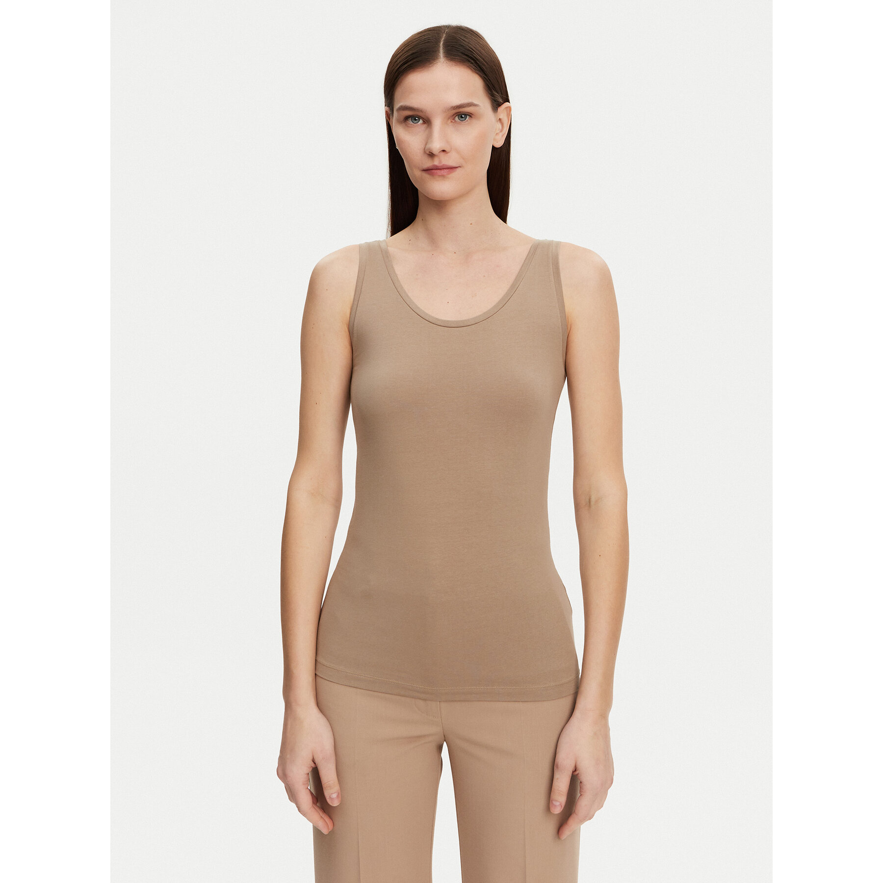 Marc O'Polo Top 503 2001 50001 Beige Slim Fit