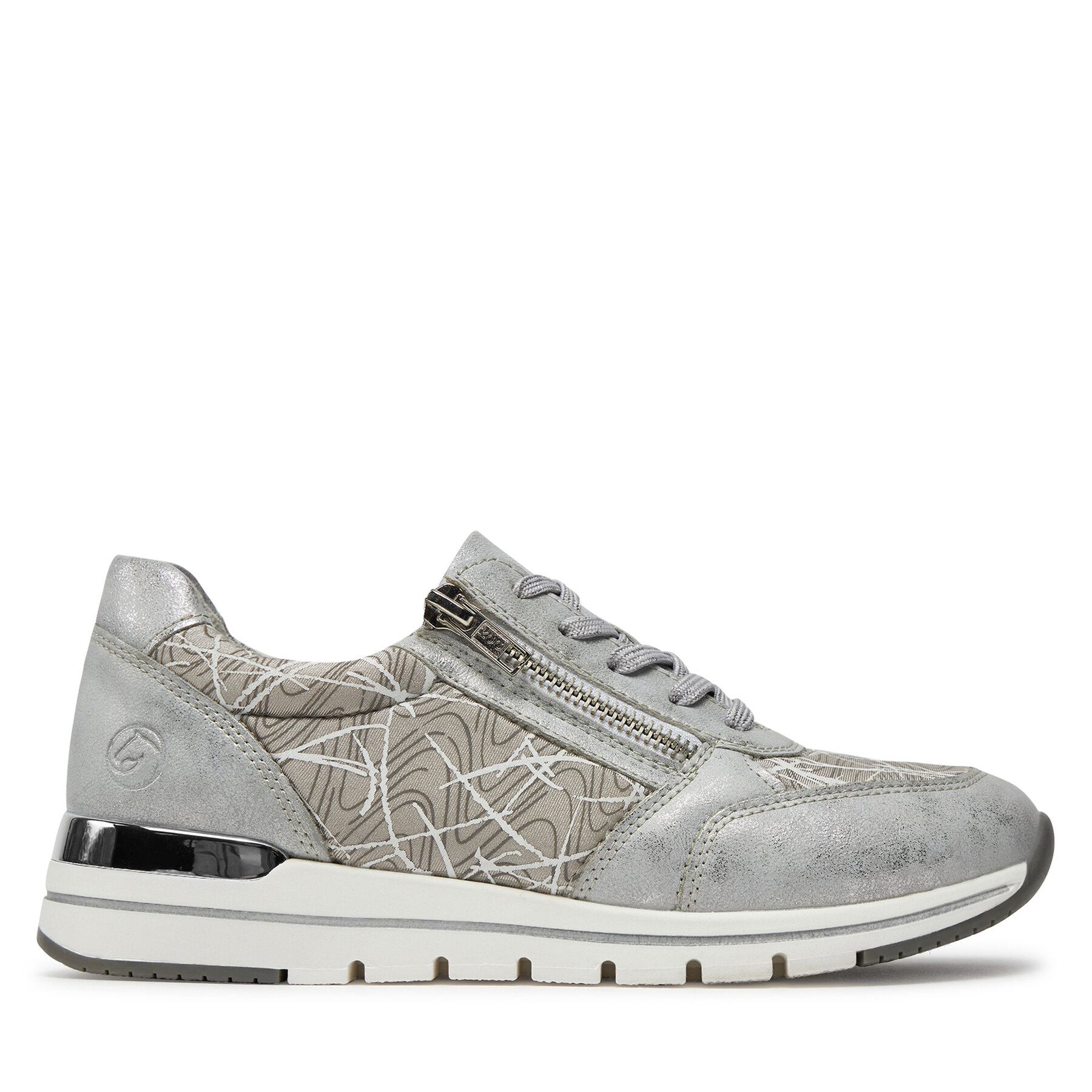 Damen Sneakers Remonte, Schuhgröße 37, Grau, R6700-40