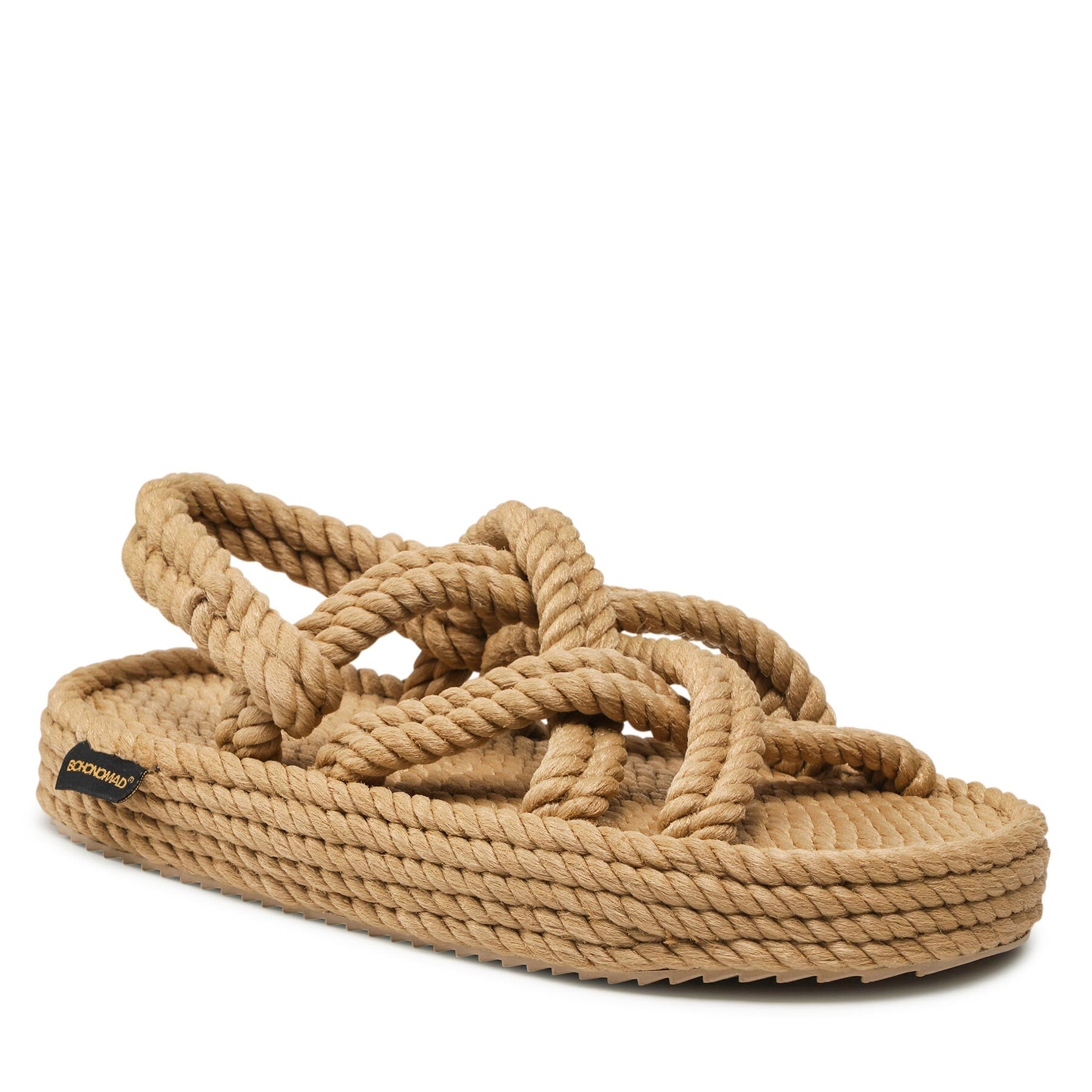 Sandale Bohonomad Bodrum Platform Sandal BOD.0012.PRS Beige