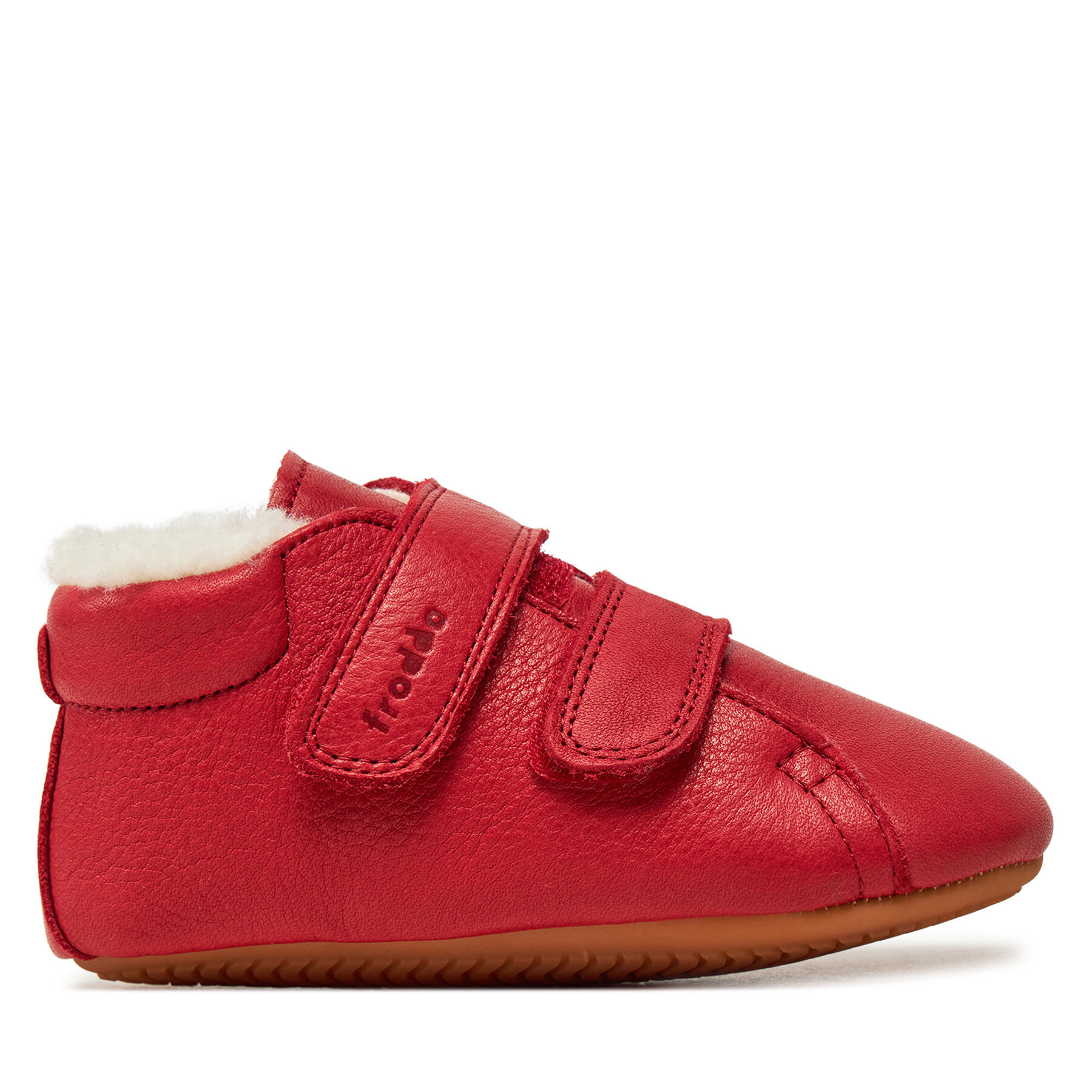Šnurovacia obuv Froddo Prewalkers Furry G1130013-6 S Červená