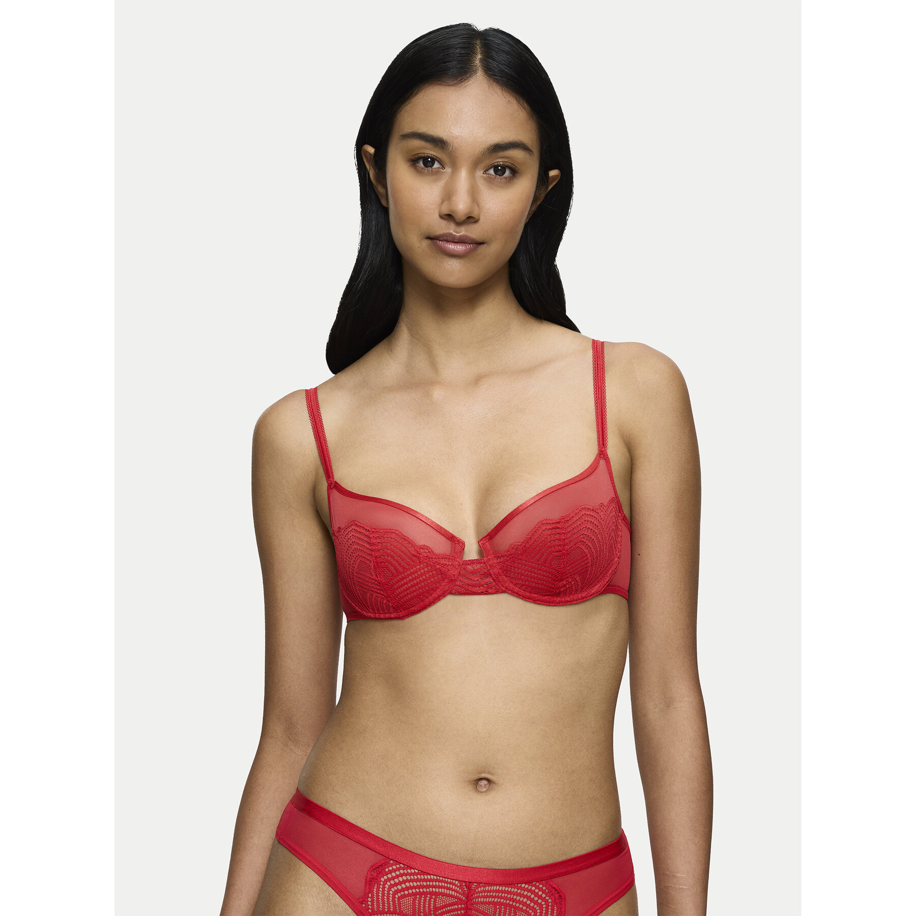 Triumph Reggiseno con ferretto Delightful Spotlight 10219854 Rosso