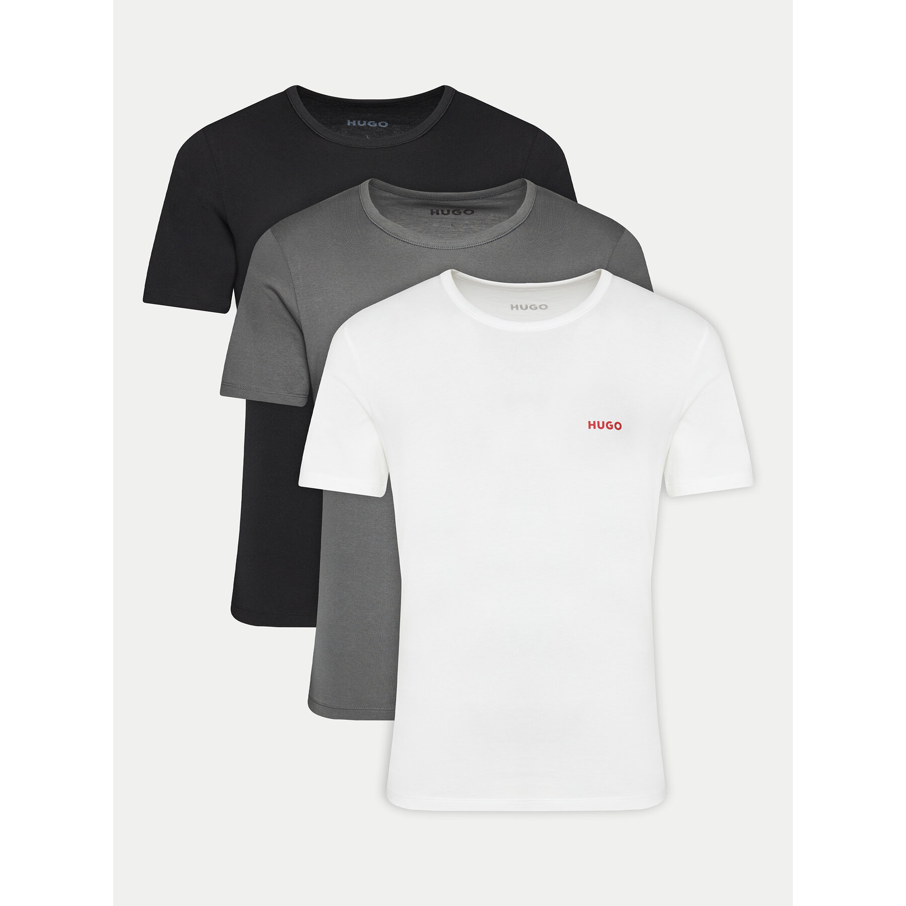 HUGO Σετ 3 T-Shirts 50532811 Έγχρωμο Regular Fit