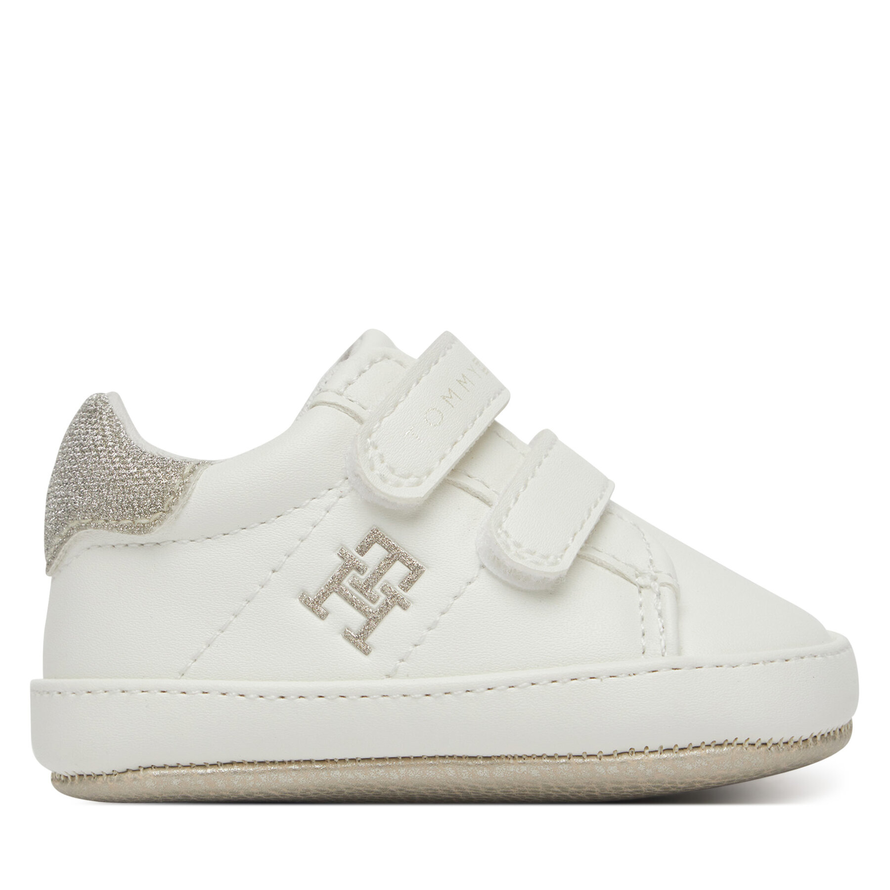 Kinder Sneakers Tommy Hilfiger, Schuhgröße 17, Weiß, Low Cut Velcro Sneaker T0A9-33722-1528