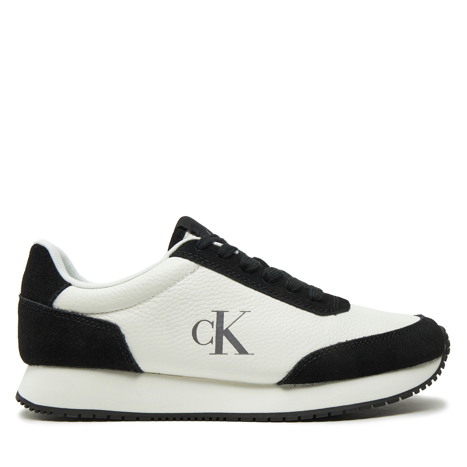 Сникърси Calvin Klein Jeans Runner Laceup Low Mix Mg YW0YW01798 Бял