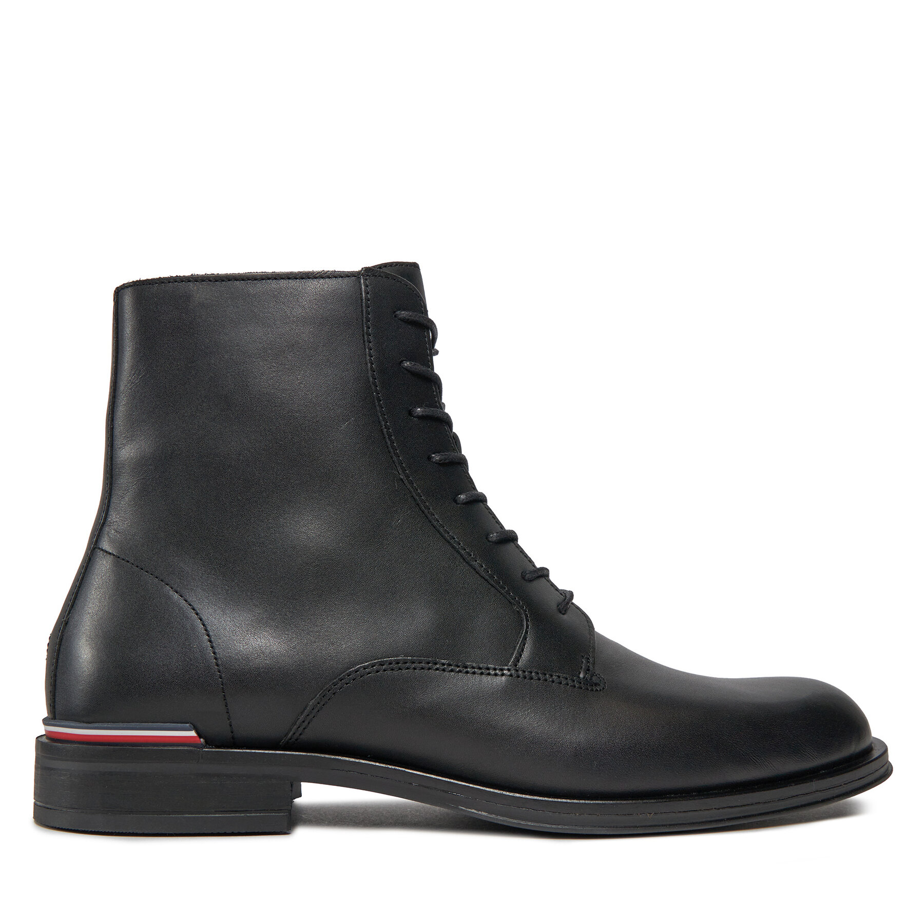 Pánske Čižmy Tommy Hilfiger, Rozmer: 44, Čierna, Core Rwb Hilfiger Lth Lce Boot FM0FM05030